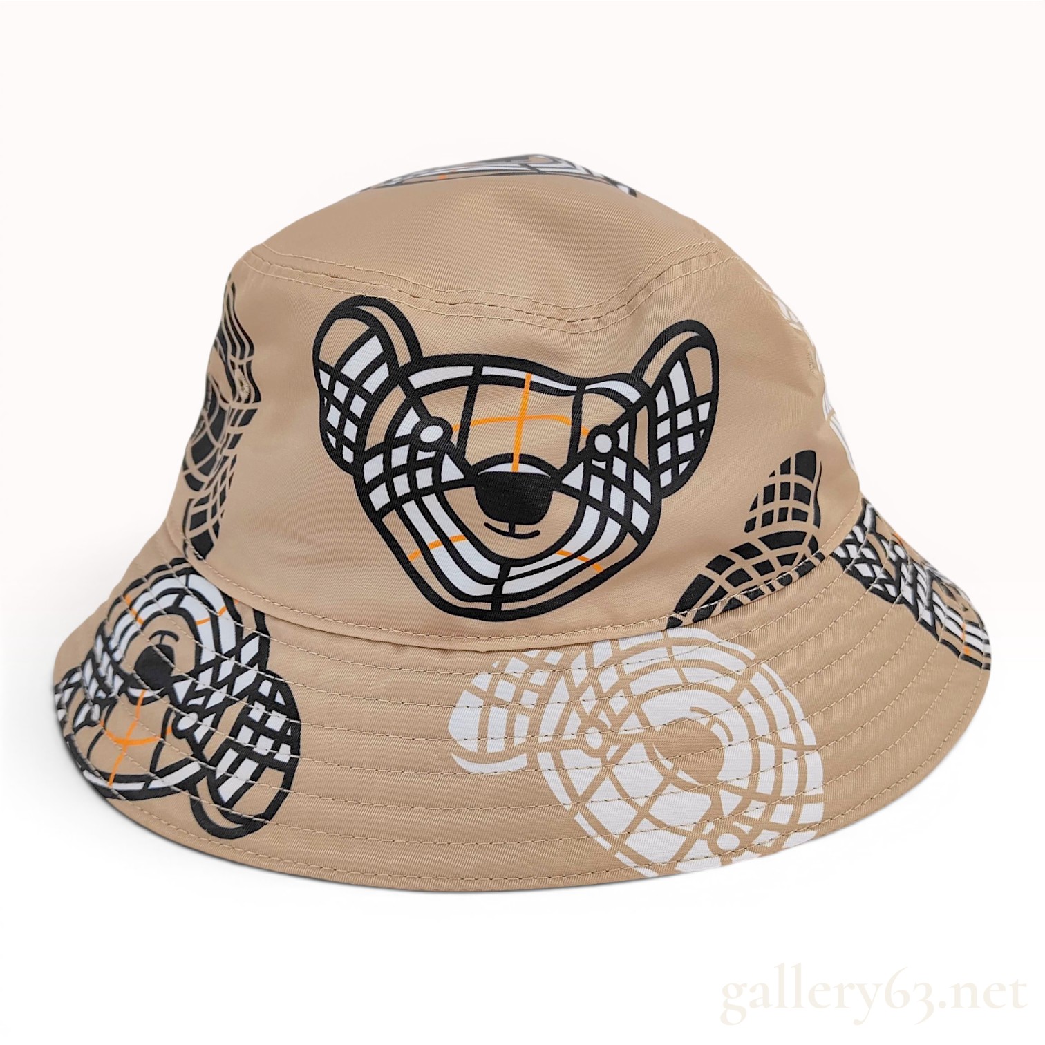 Burberry Kids Thomas Bear Print Bucket Hat Size 8Y-12Y