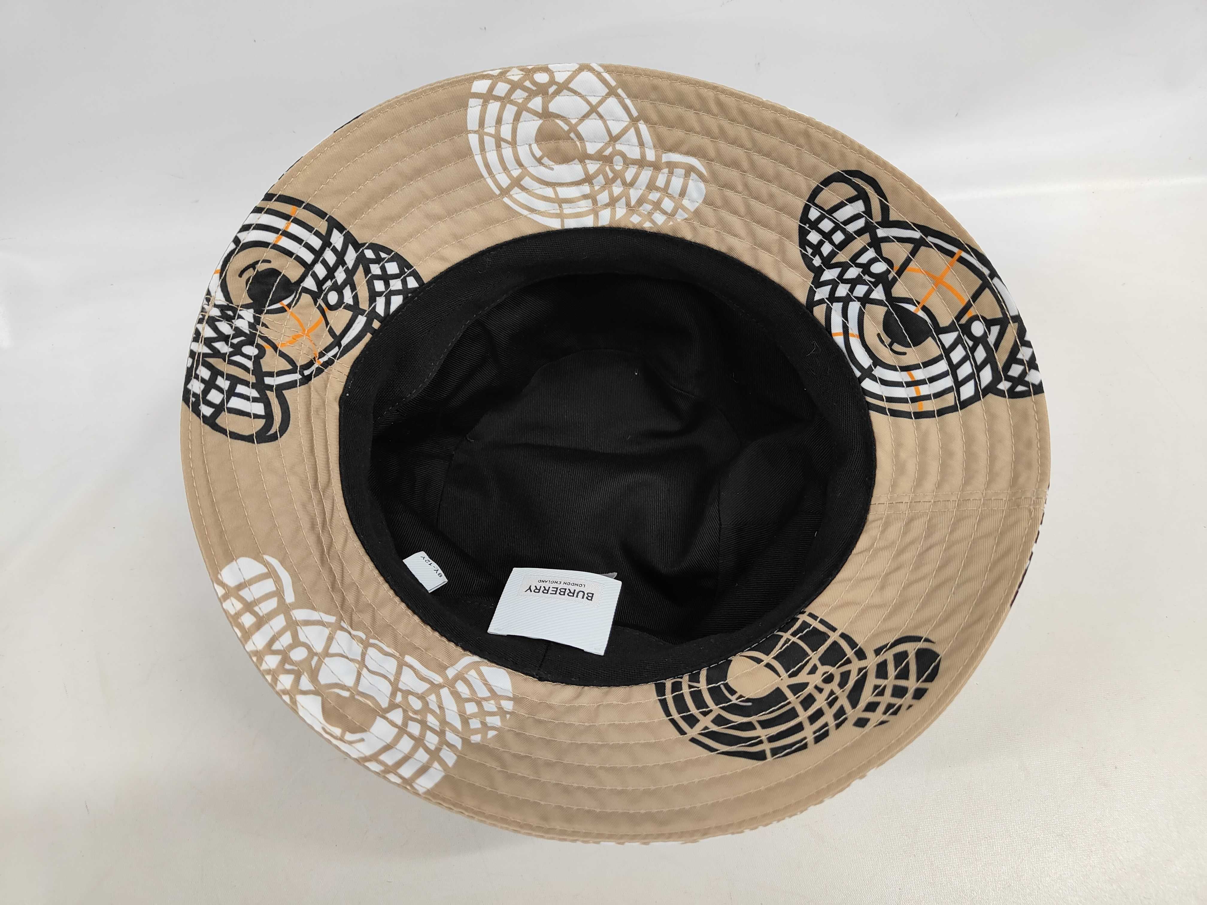 Burberry Kids Thomas Bear Print Bucket Hat Size 8Y-12Y