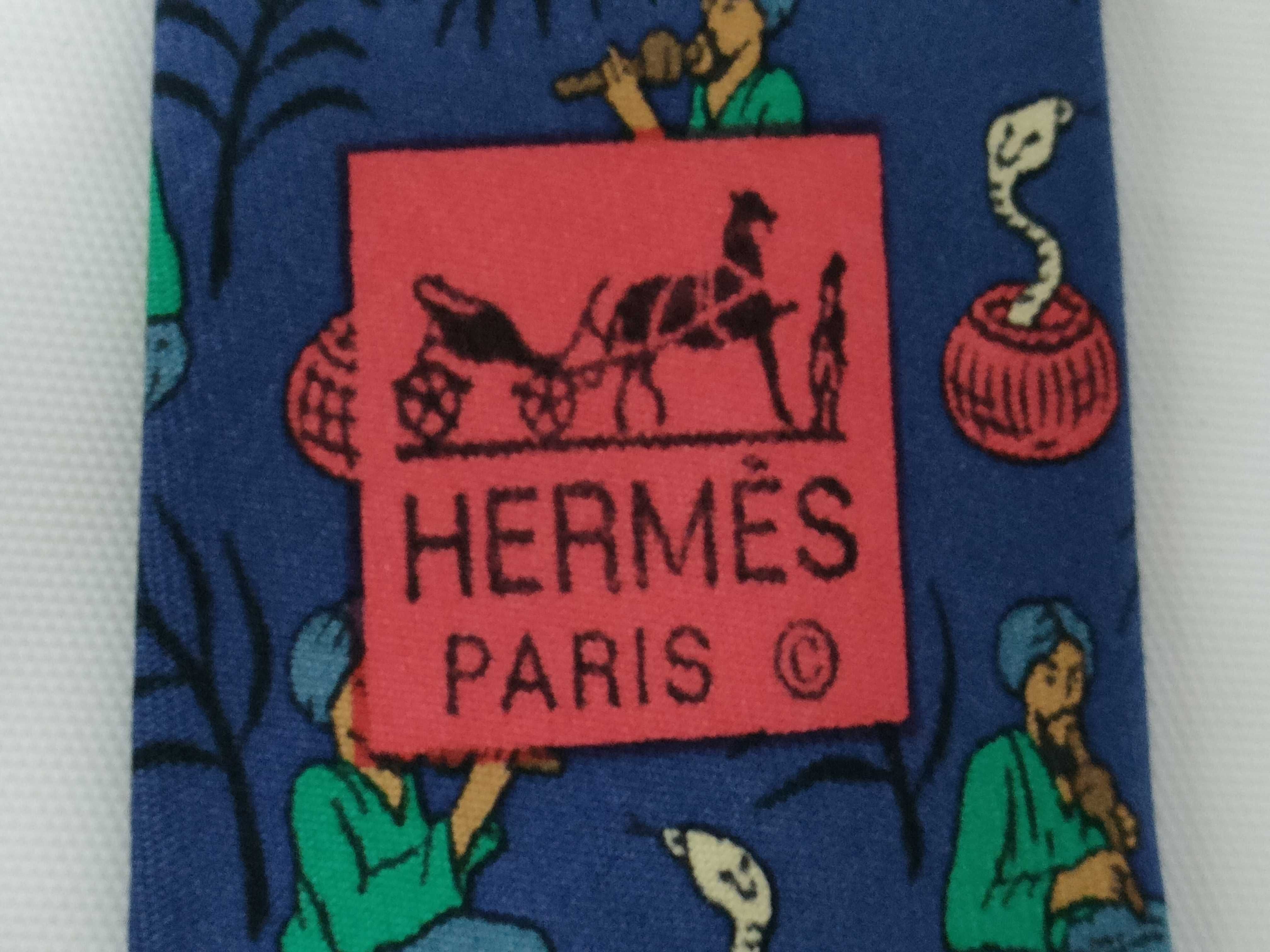 Two Designer Silk Neckties by Gucci and Hermes