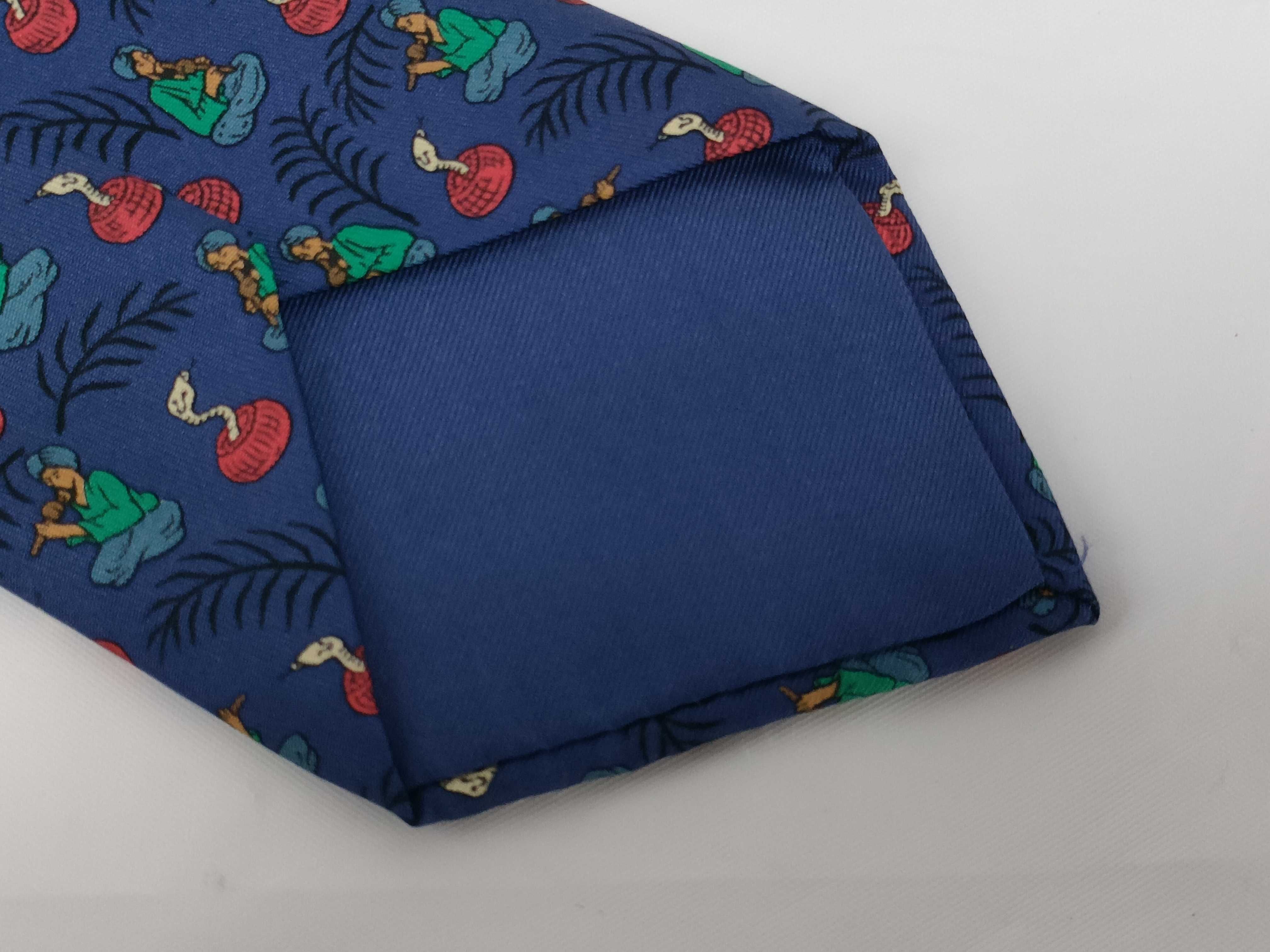 Two Designer Silk Neckties by Gucci and Hermes