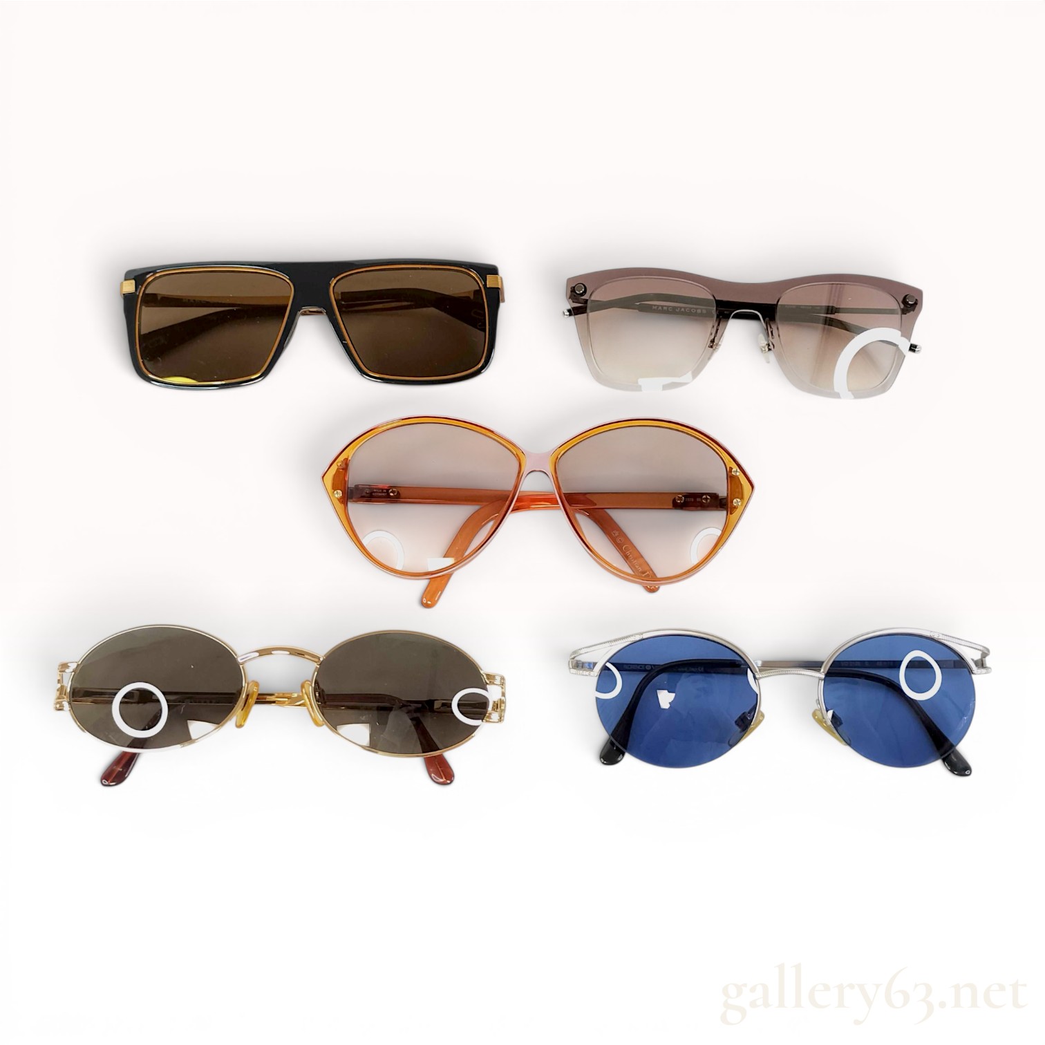 Five Pairs of Assorted Designer and Fashion Sunglasses - Dior, Marc Jacobs etc