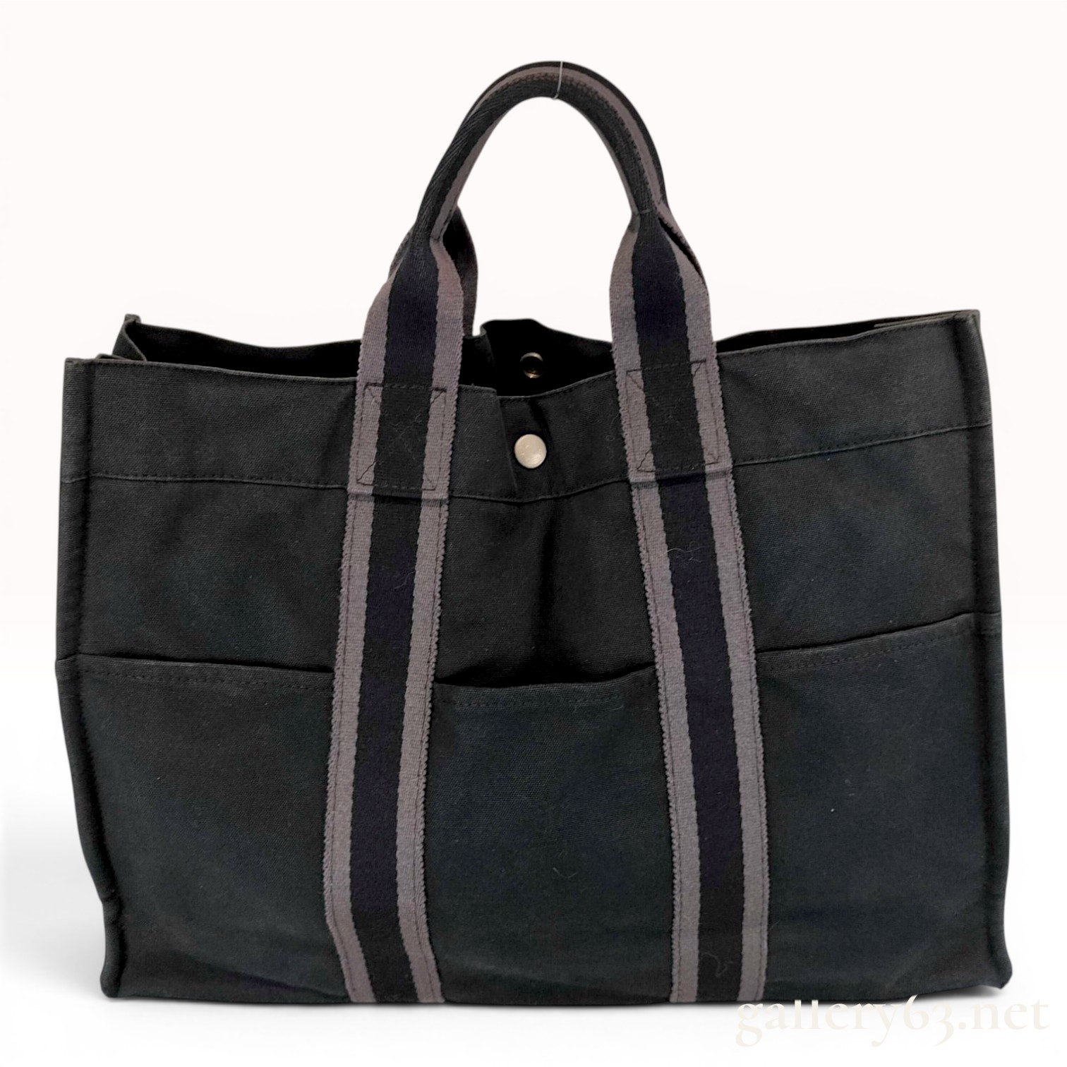 Hermes Fourre-Tout MM Canvas Tote Bag