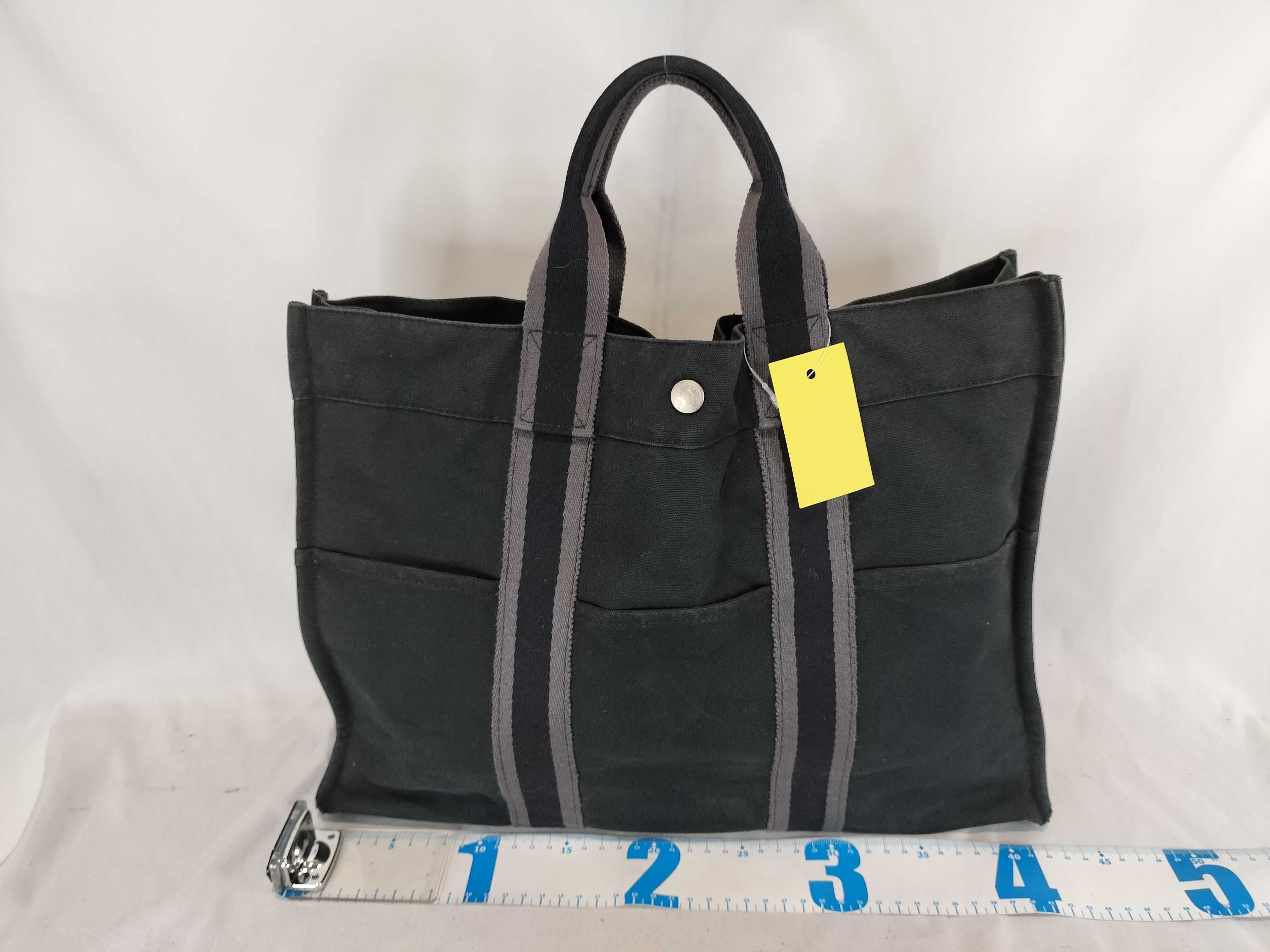 Hermes Fourre-Tout MM Canvas Tote Bag