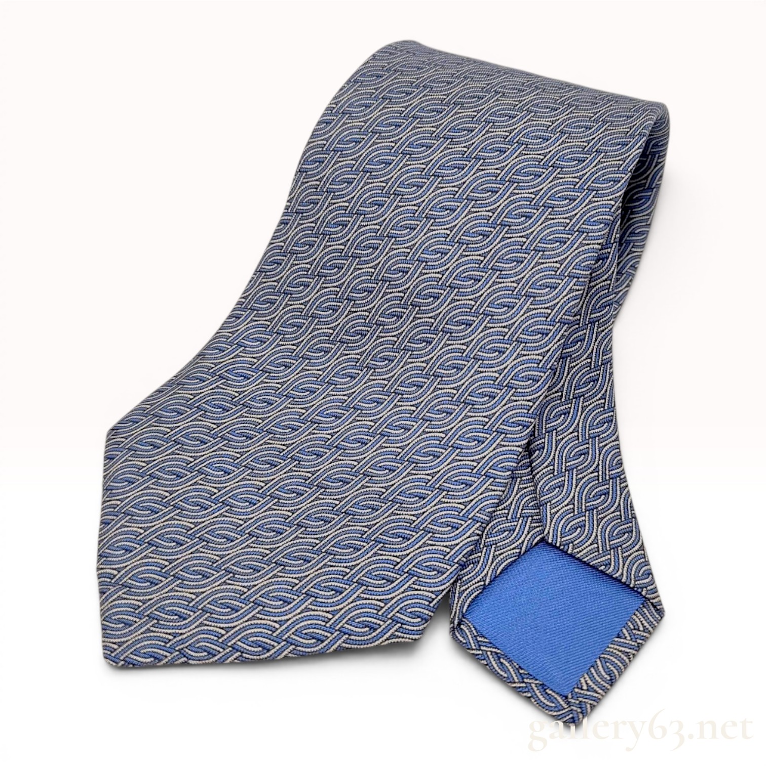 Hermes Paris Men's Silk Necktie Pattern 7936 MA
