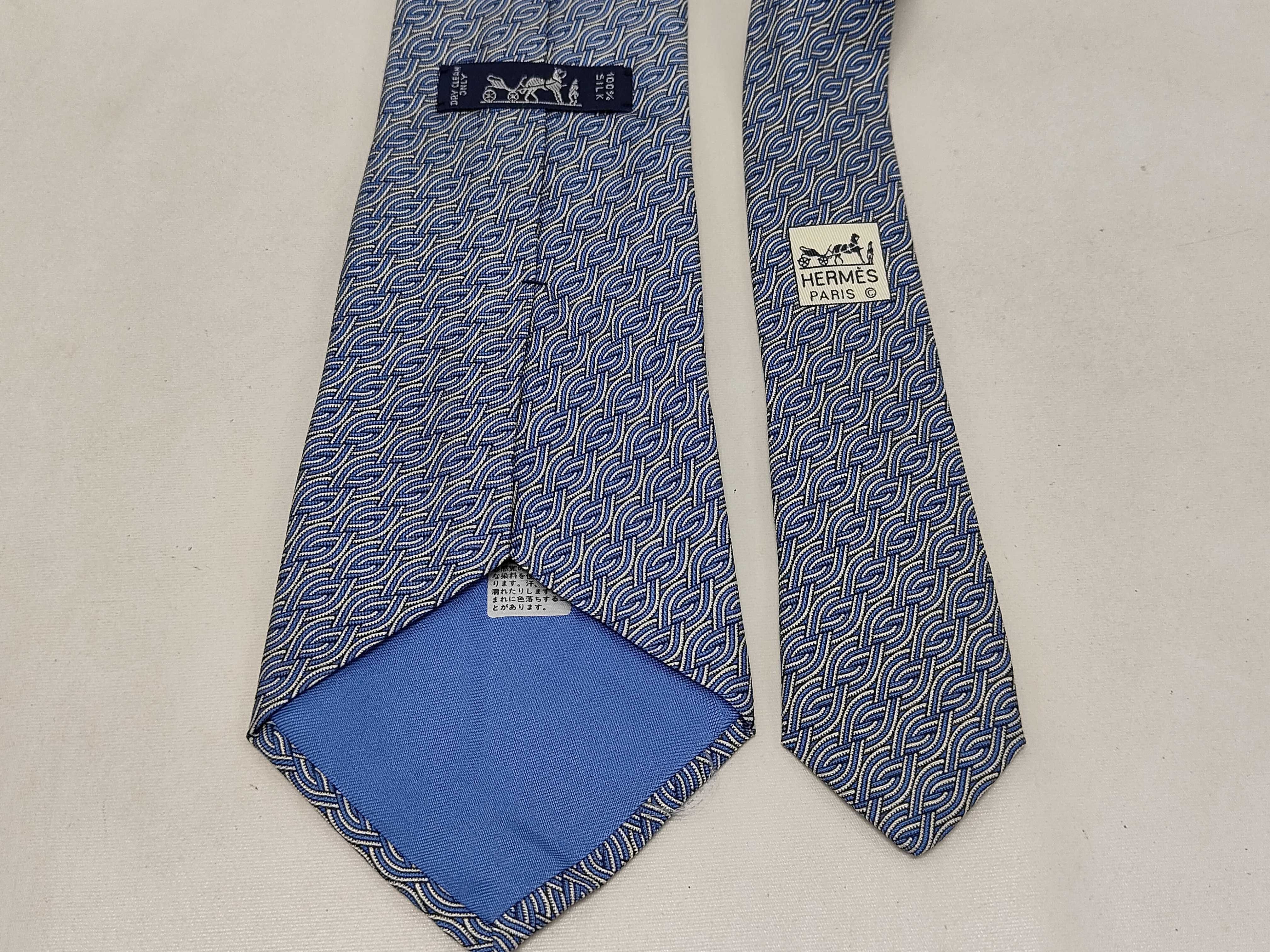 Hermes Paris Men's Silk Necktie Pattern 7936 MA