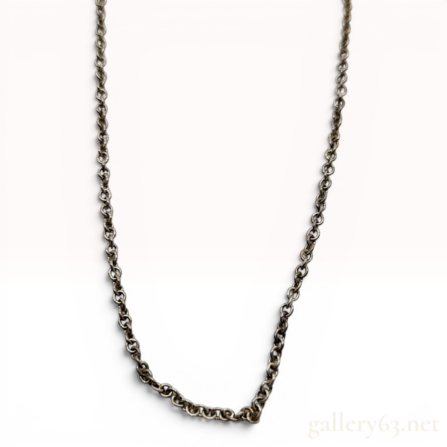 Tiffany and Co. Sterling Silver Cable Link Chain Necklace