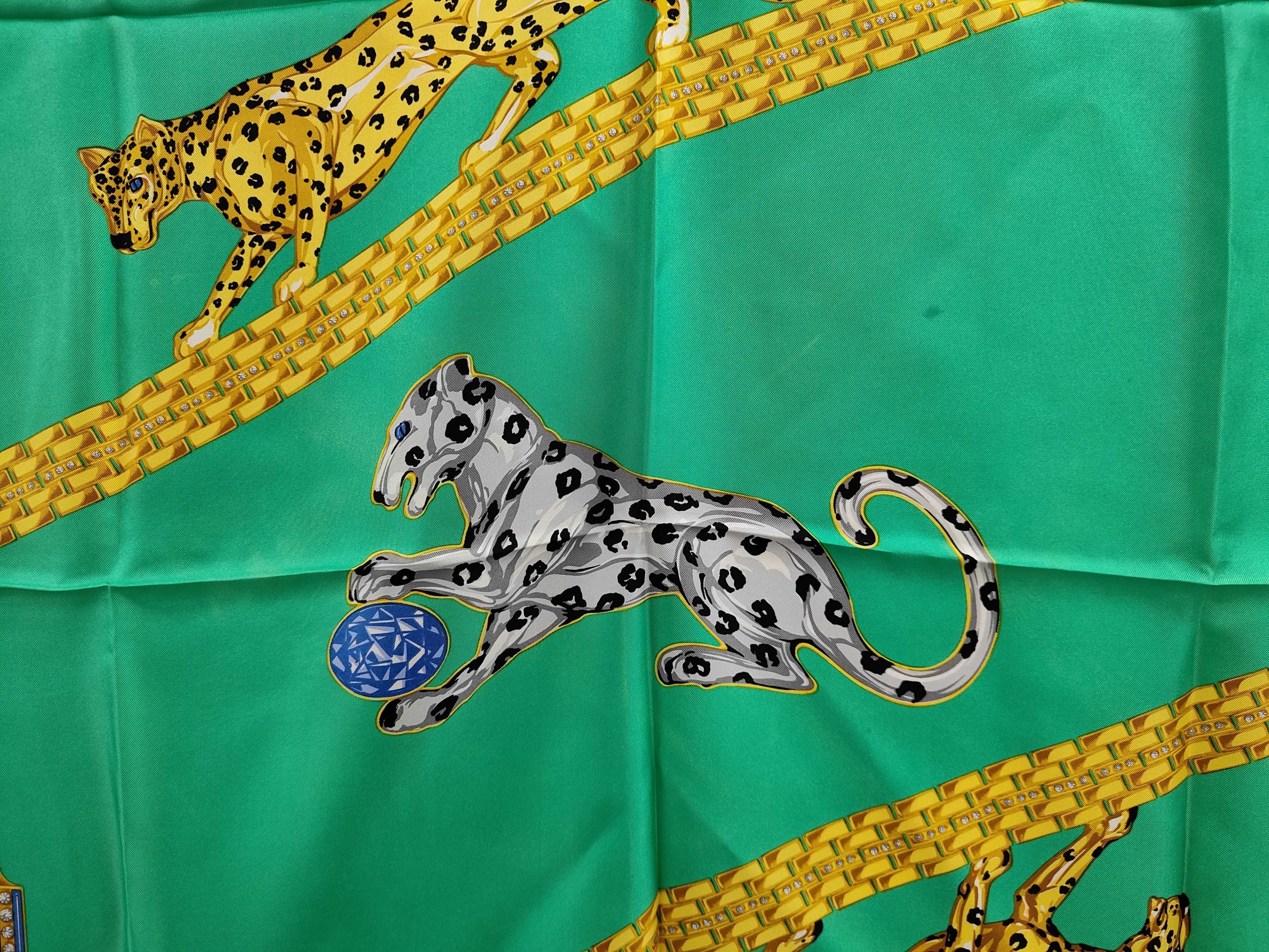 Must de Cartier Silk Panthere Scarf