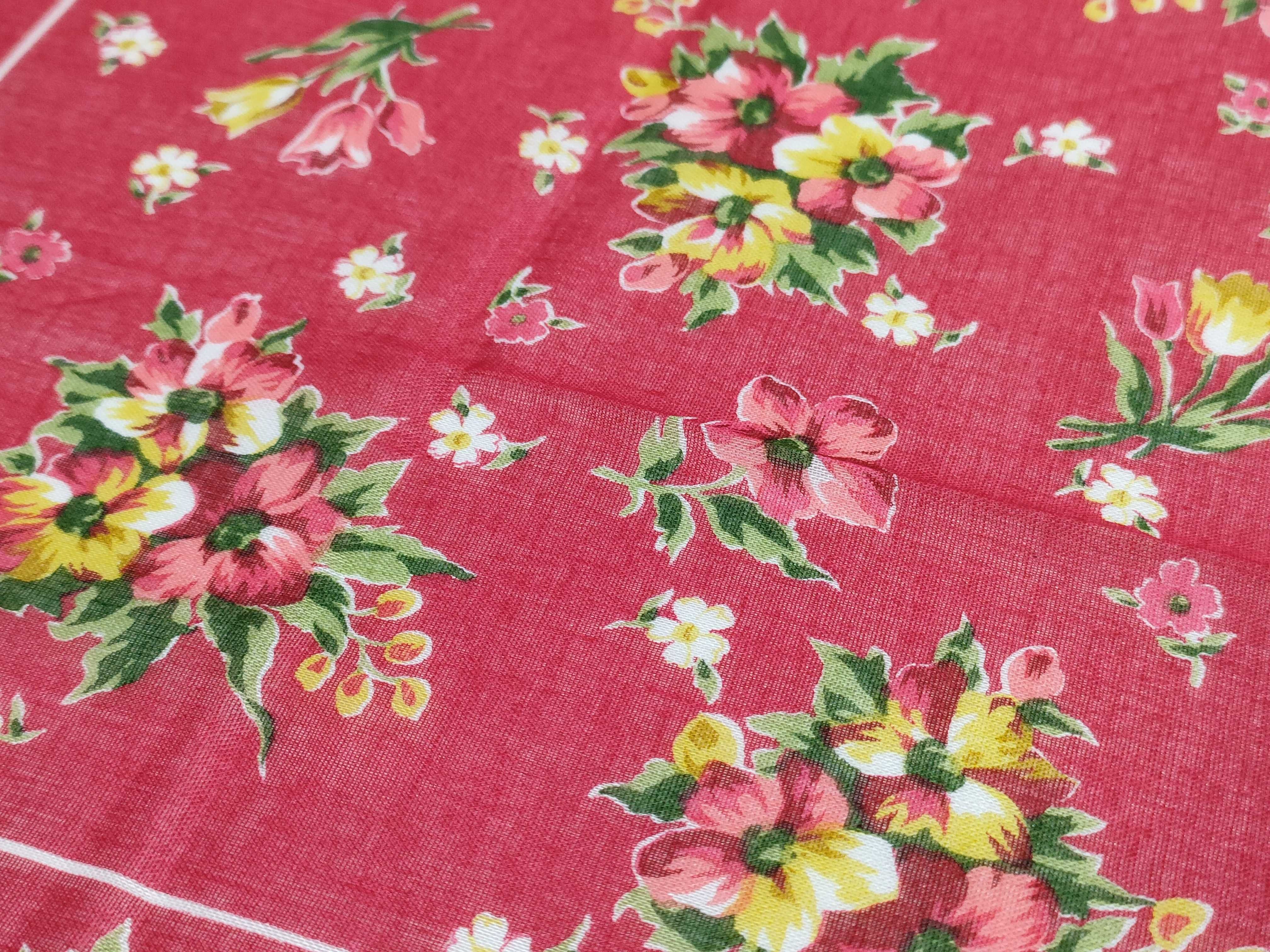 Four Kenzo Paris Printed Cotton Handkerchiefs