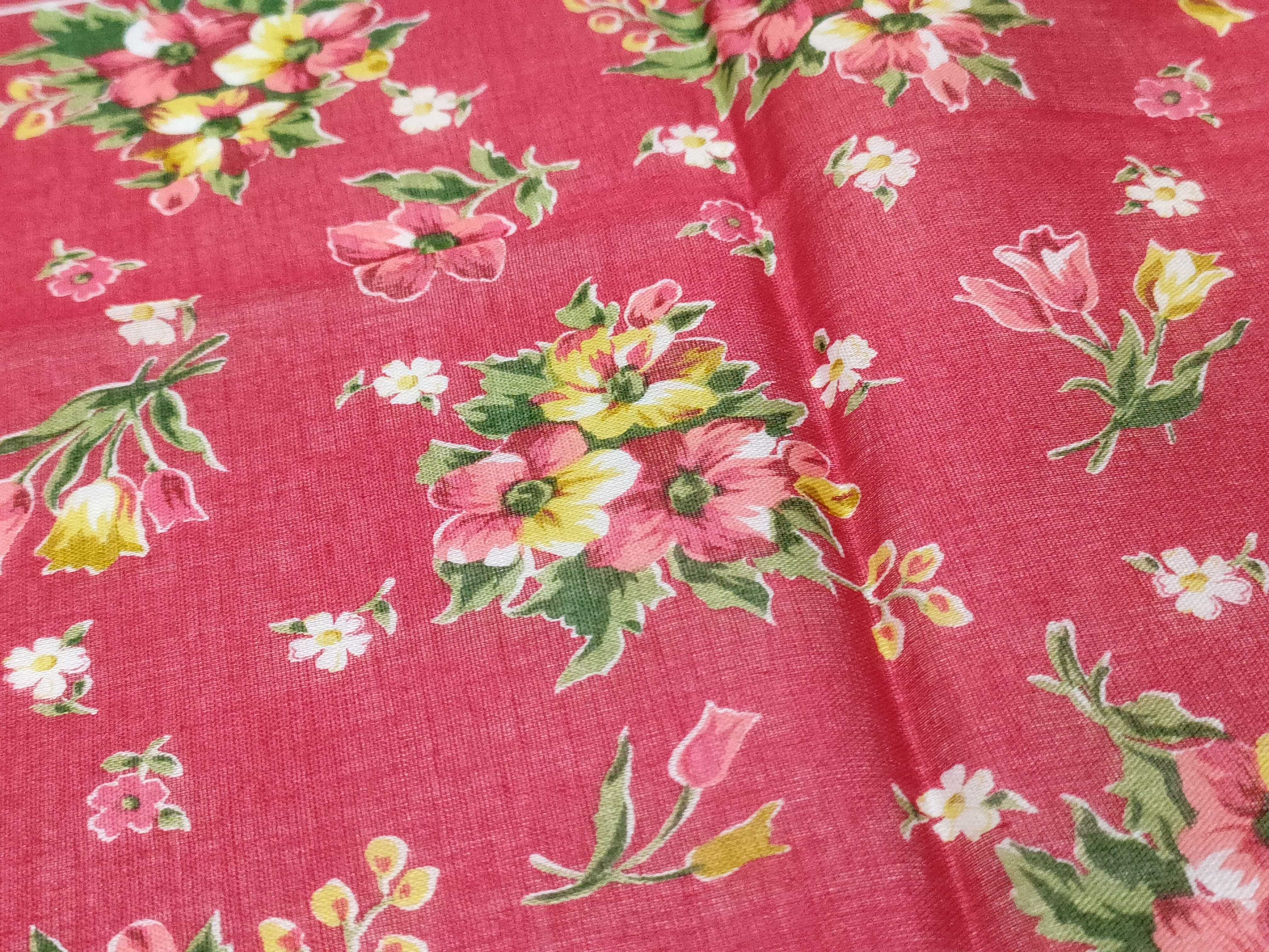 Four Kenzo Paris Printed Cotton Handkerchiefs