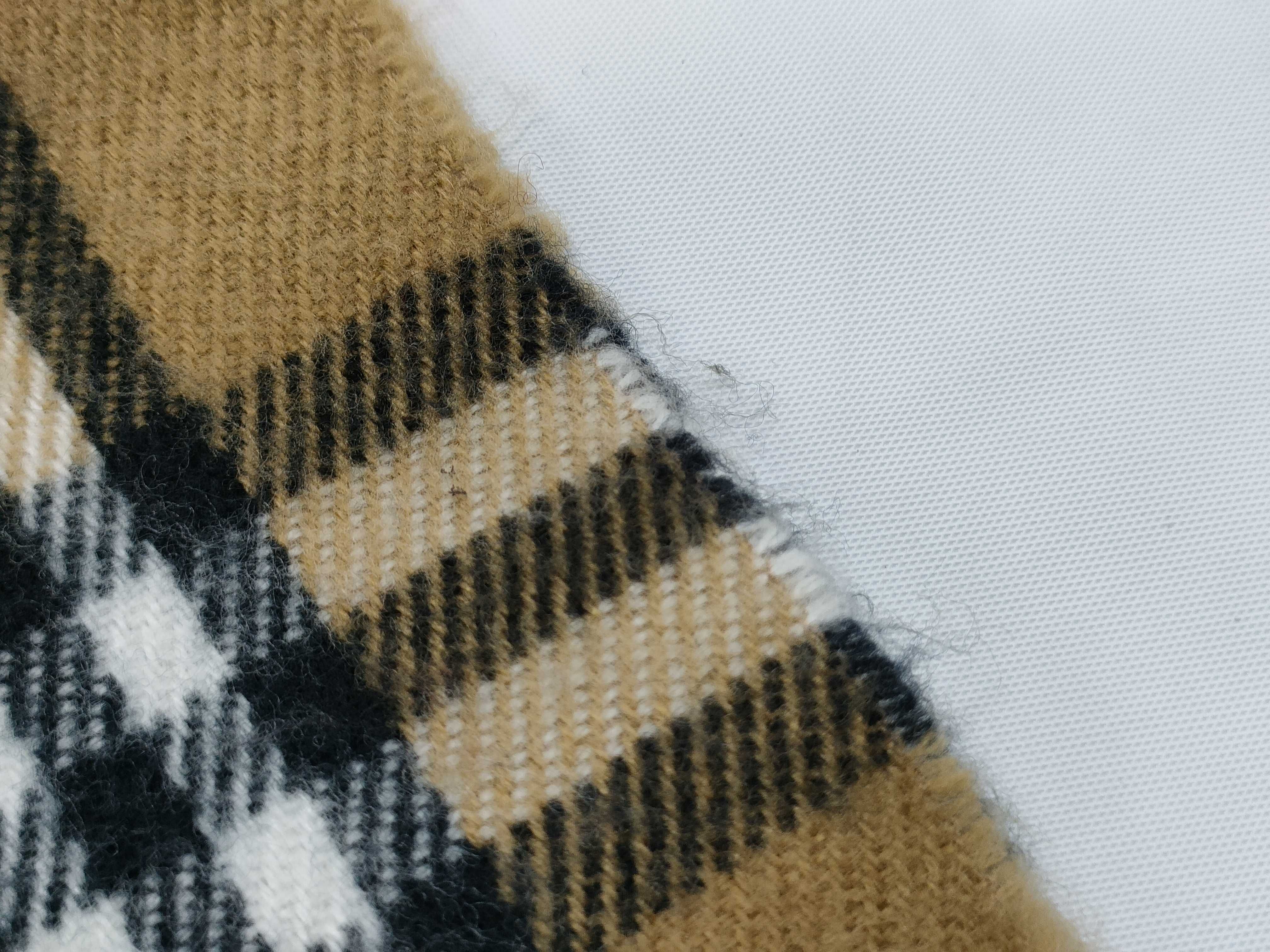 Vintage Burberrys of London Nova Check Lambswool Scarf