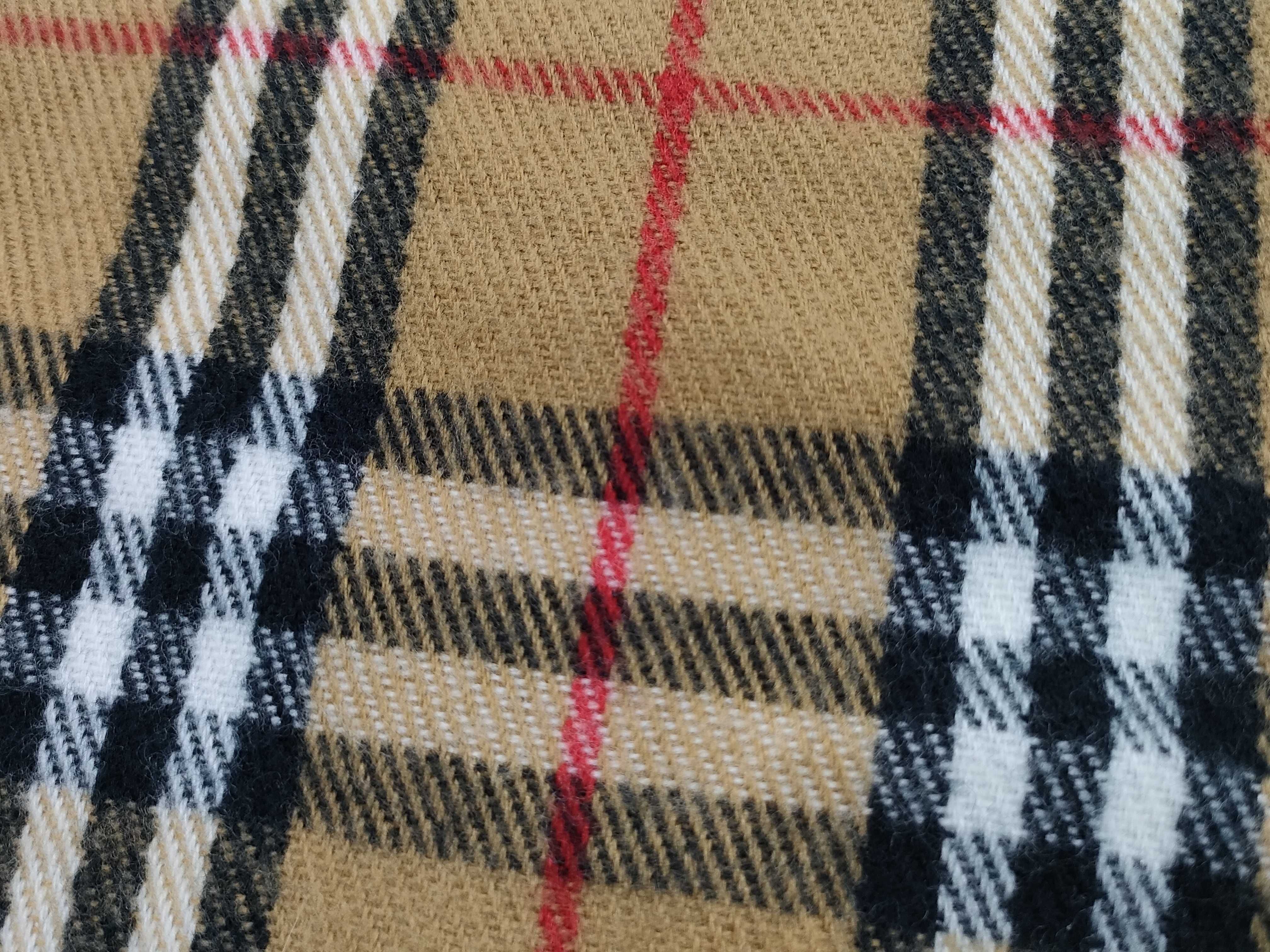 Vintage Burberrys of London Nova Check Lambswool Scarf
