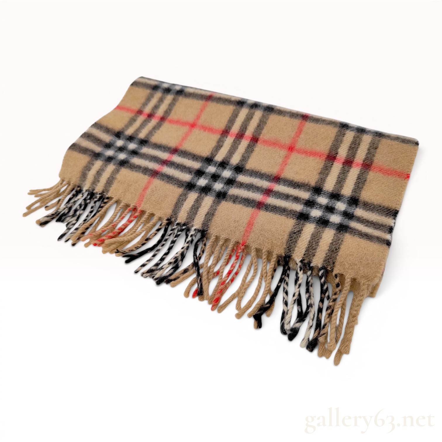 Vintage Burberrys Cashmere House Check Scarf