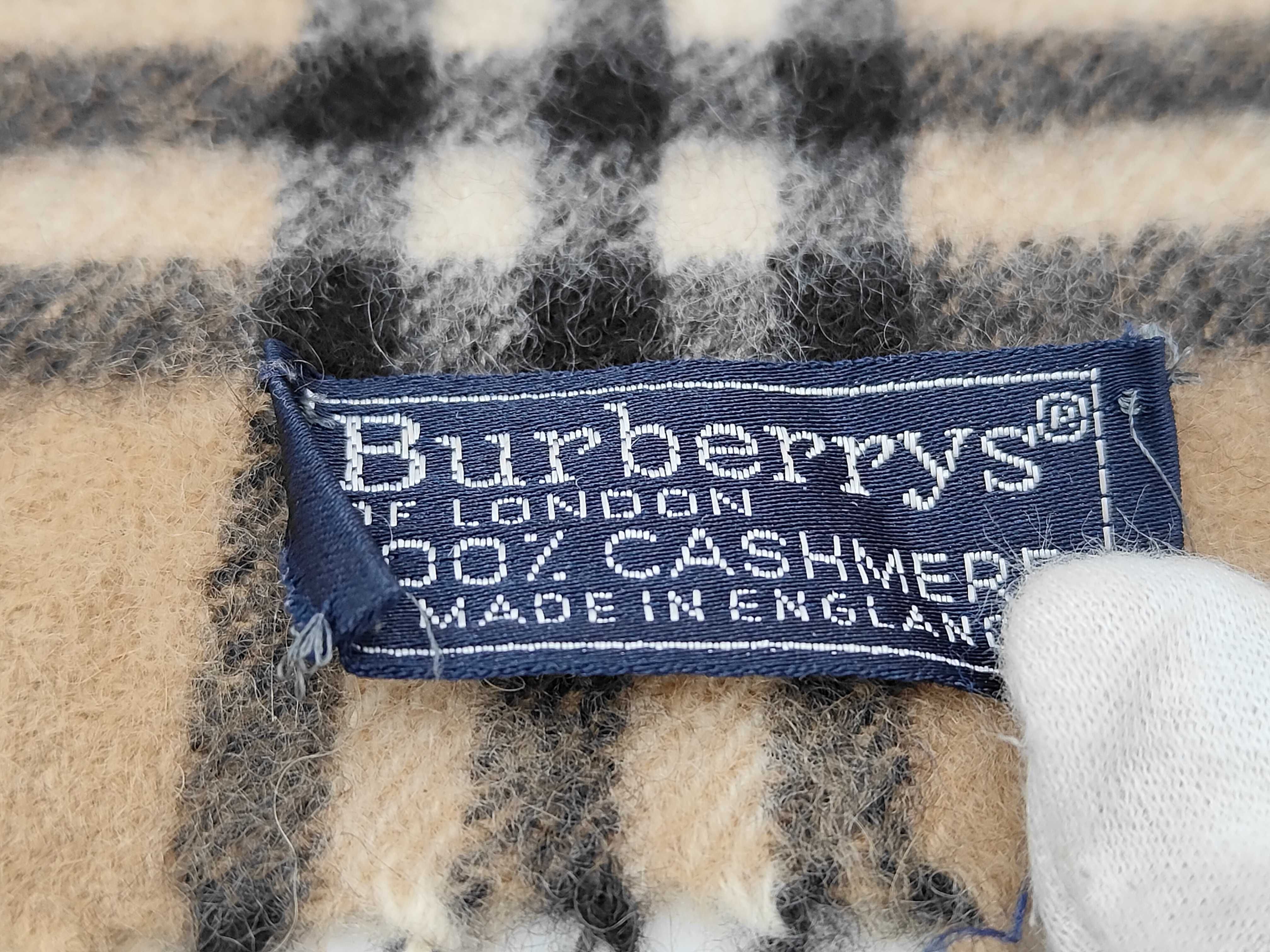 Vintage Burberrys Cashmere House Check Scarf