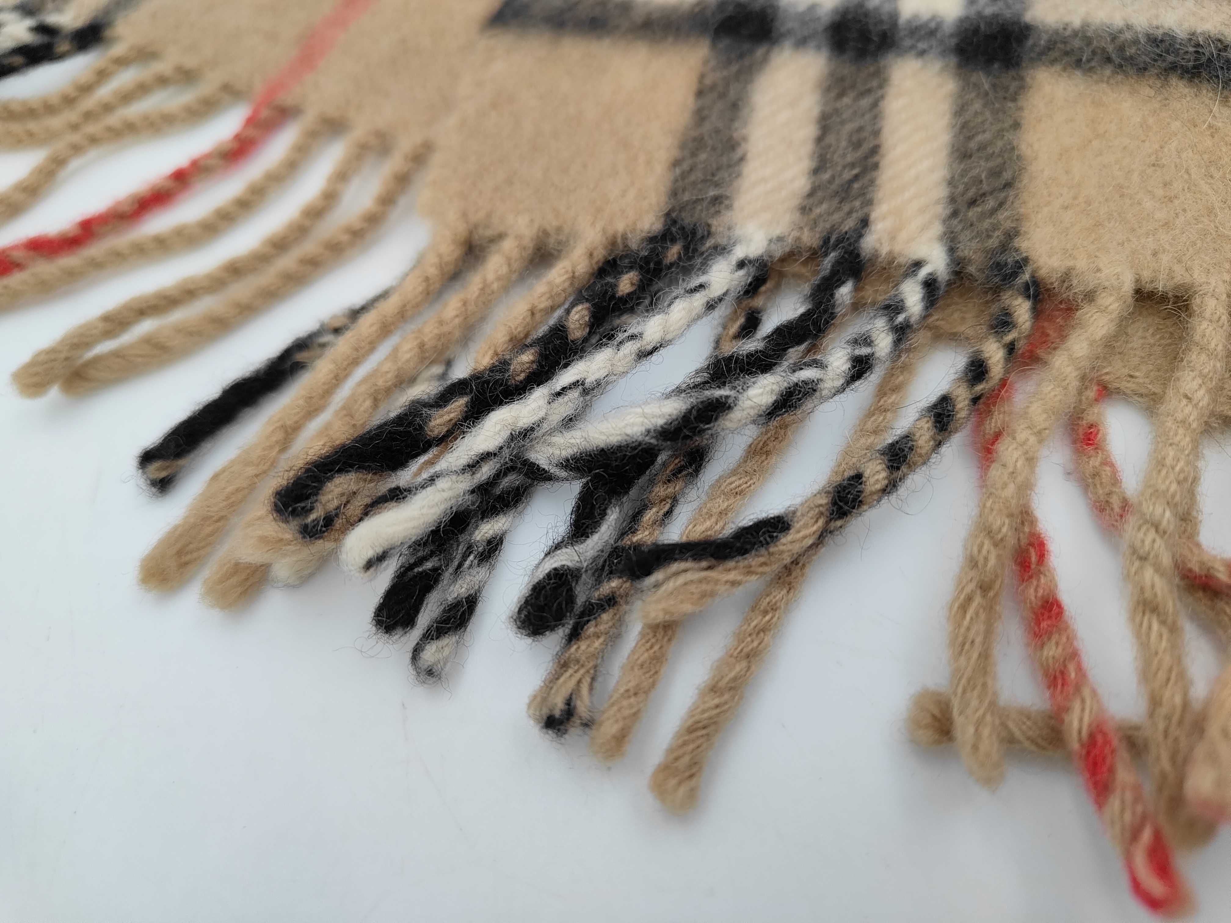 Vintage Burberrys Cashmere House Check Scarf