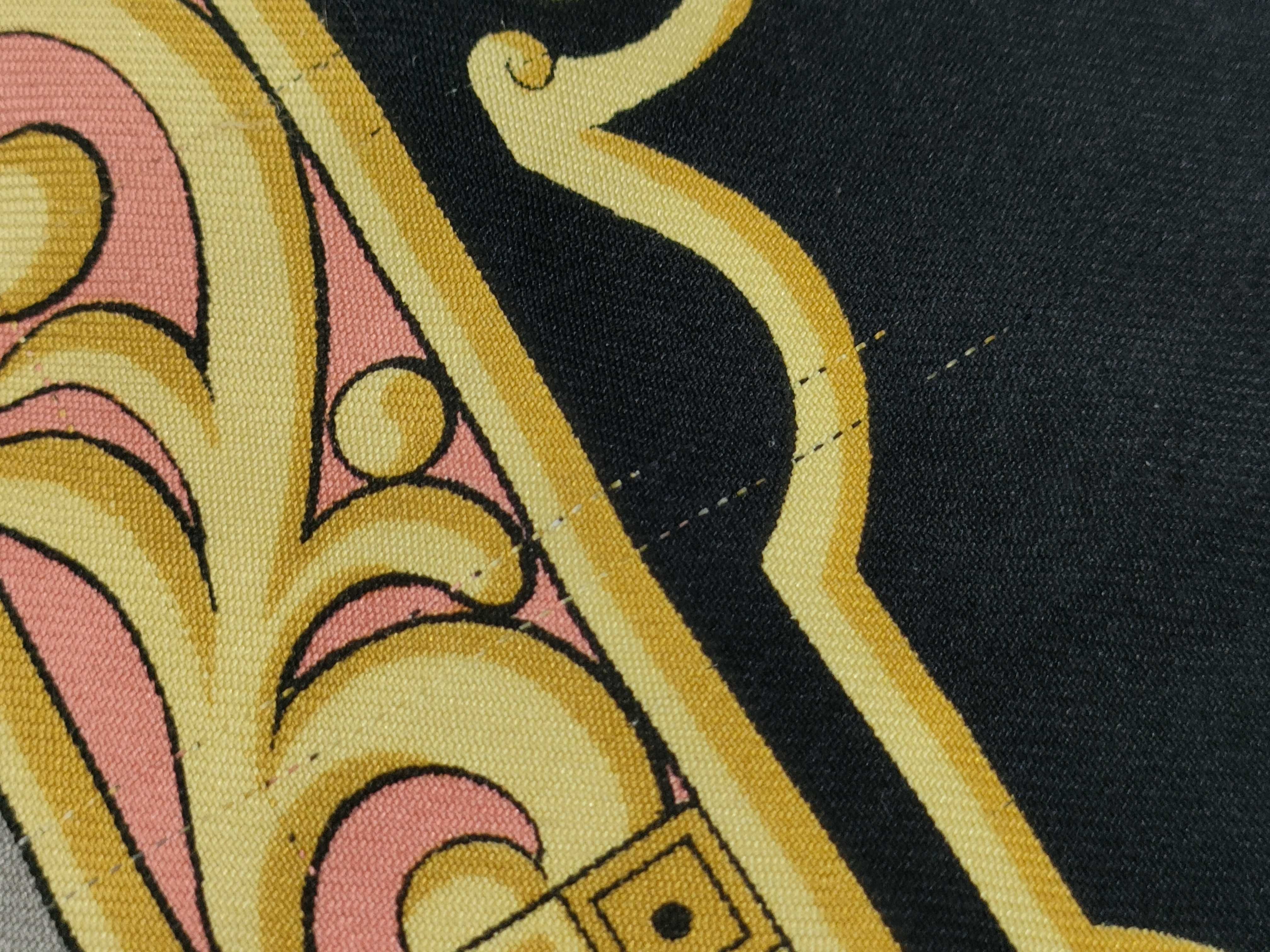 Salvatore Ferragamo Silk Scarf with Tiger Leopard and Cheetah Motif