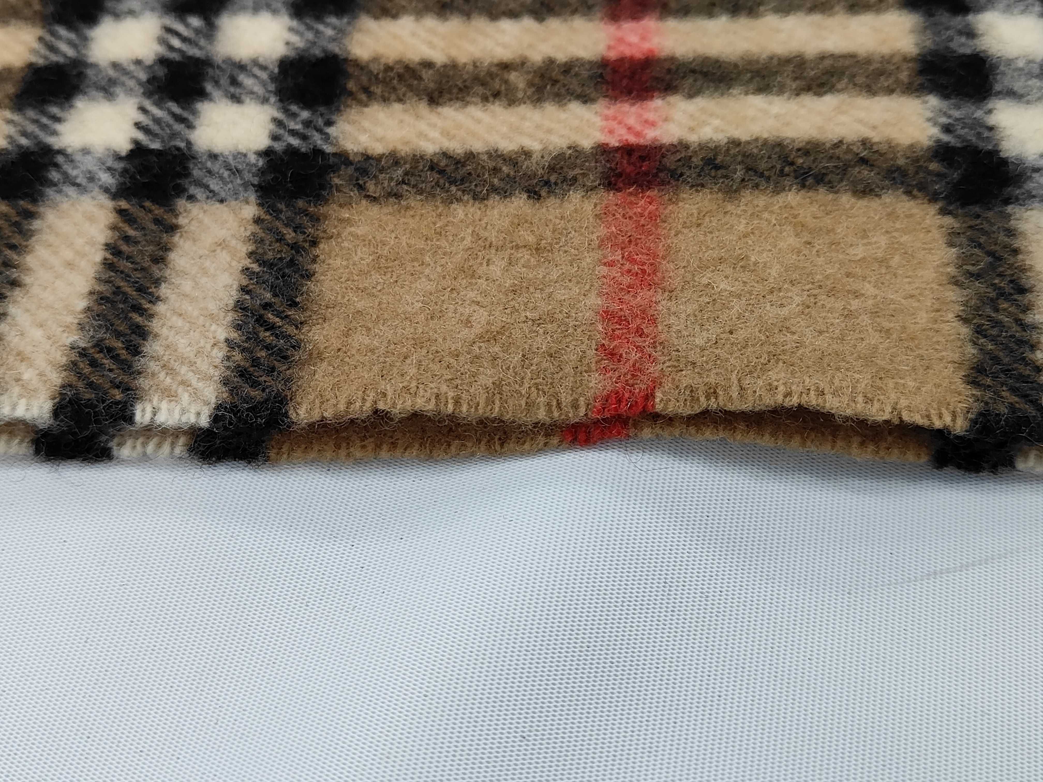Vintage Burberrys 100% Cashmere House Check Scarf