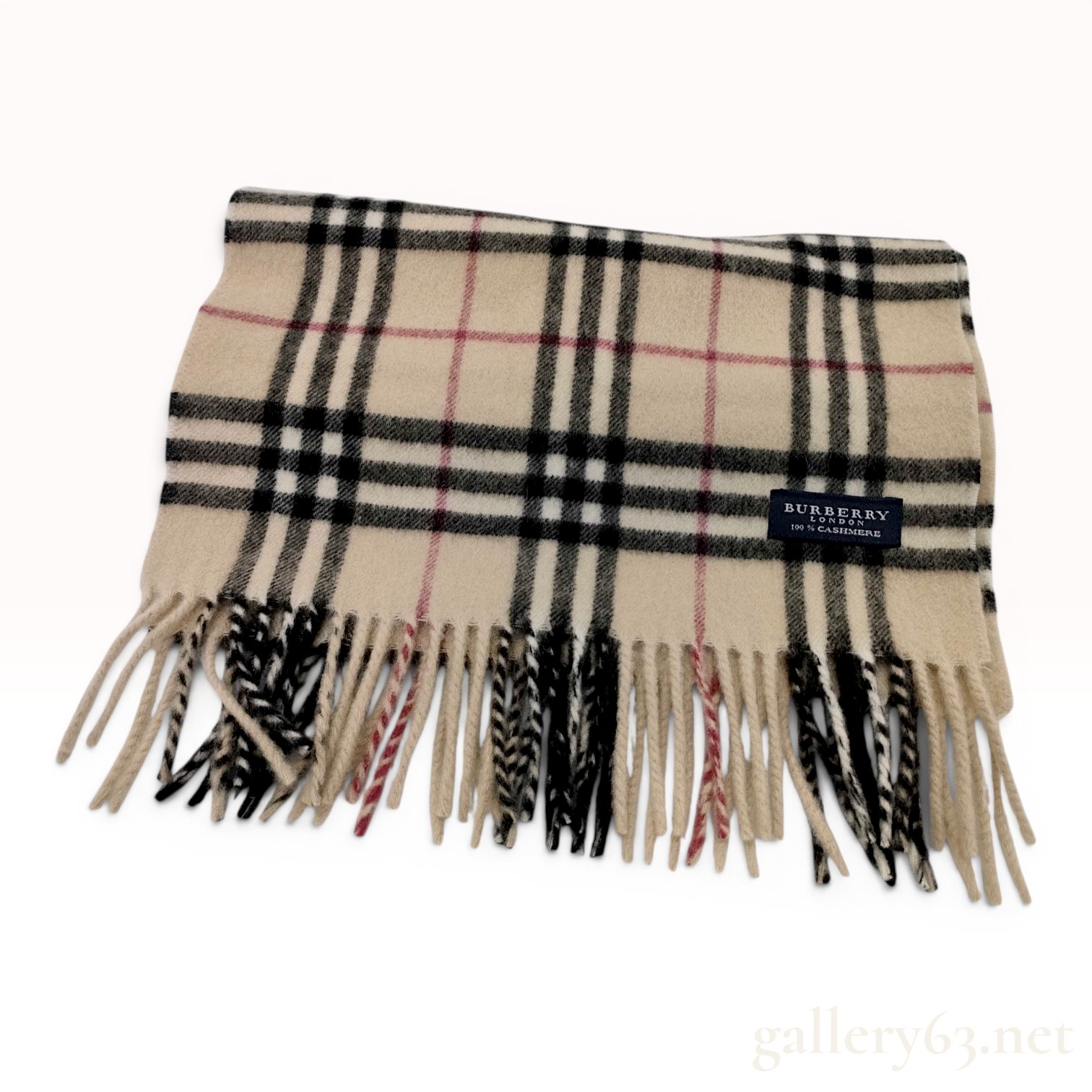 Burberry London 100 Percent Cashmere House Check Scarf