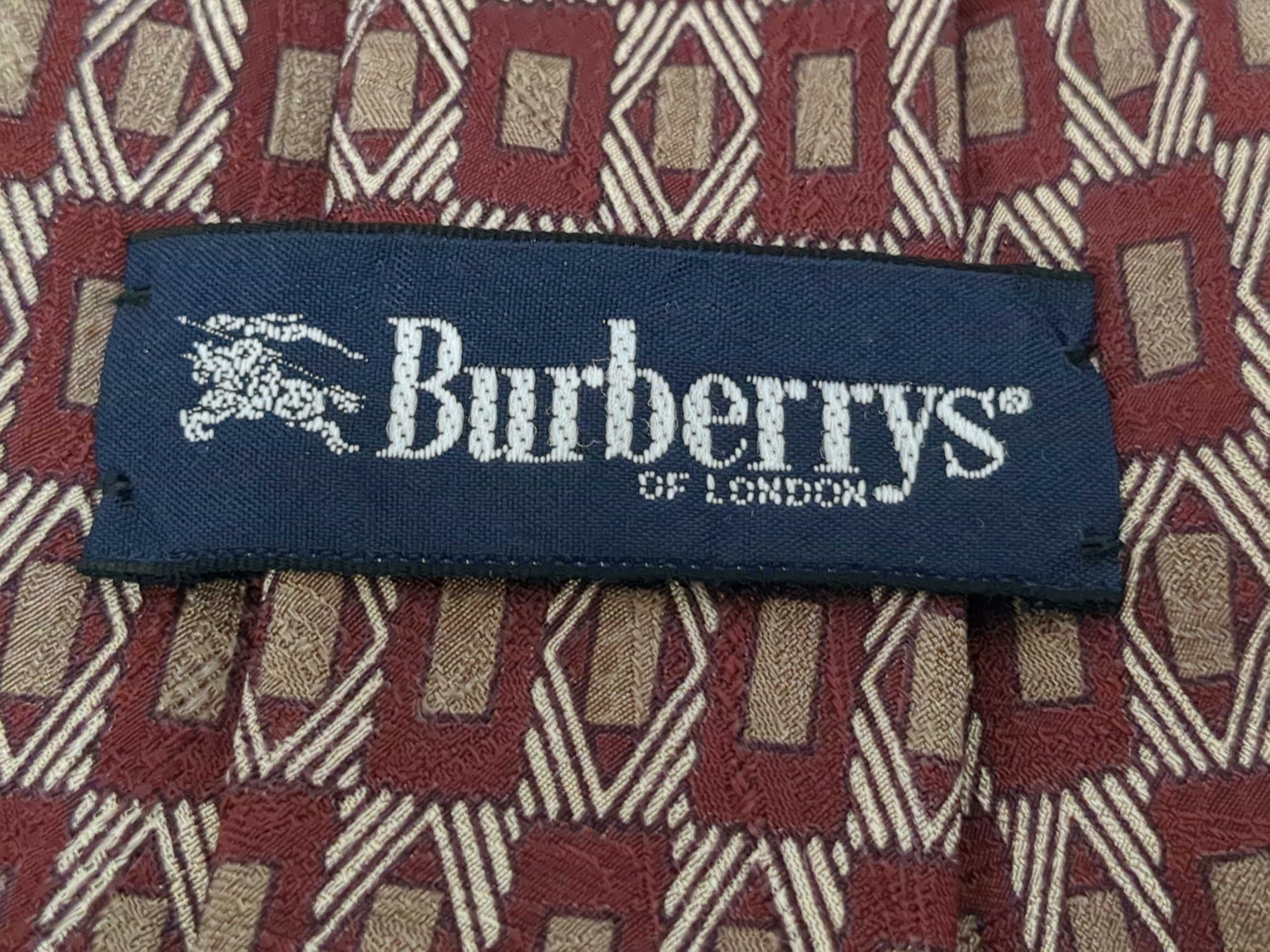 Lot of Five Designer Silk Neckties Including Christian Dior, Gucci, and Burberrys