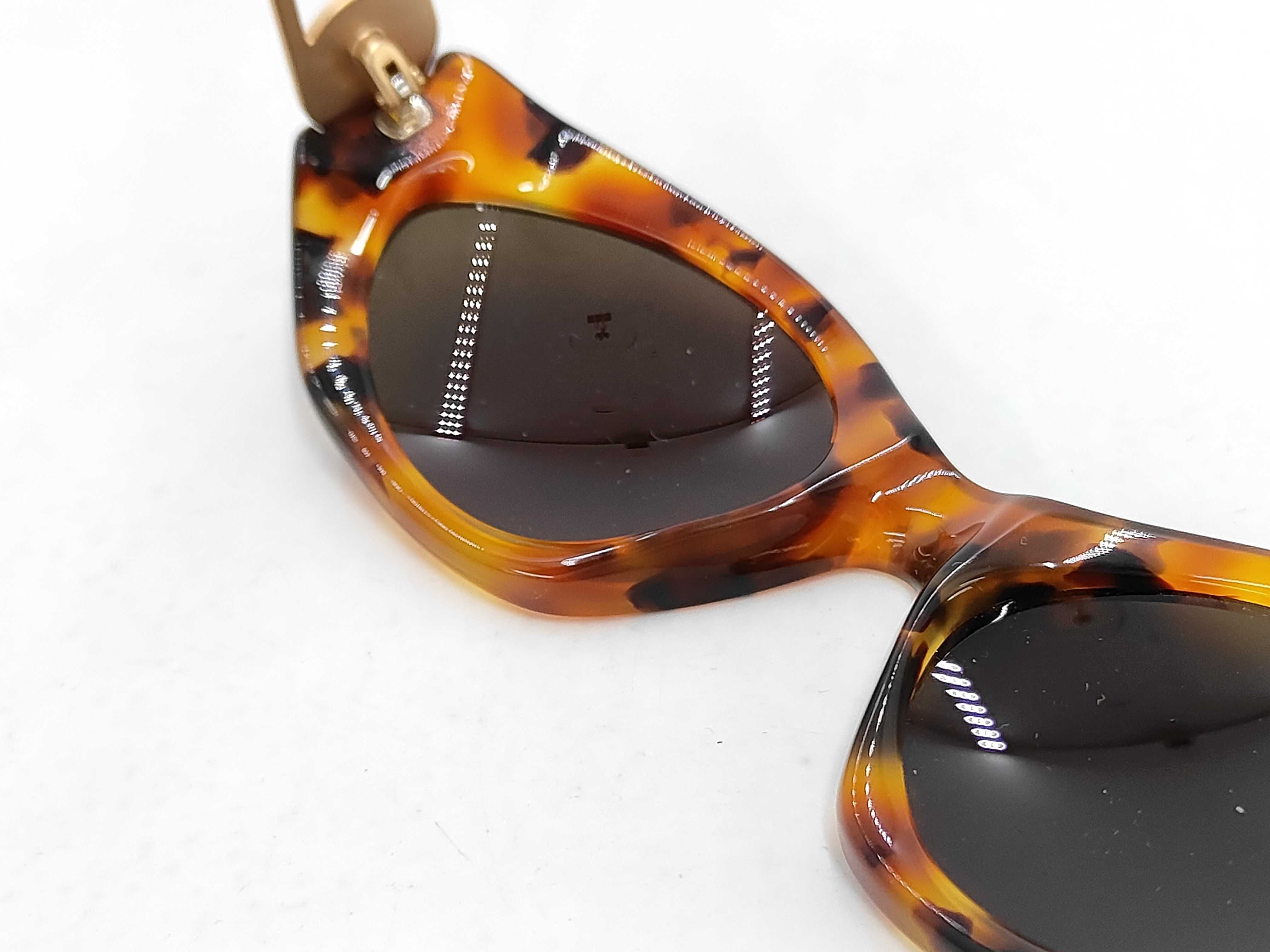 Fendi FS 302 Tortoiseshell Acetate Sunglasses with Safety Pin Temples