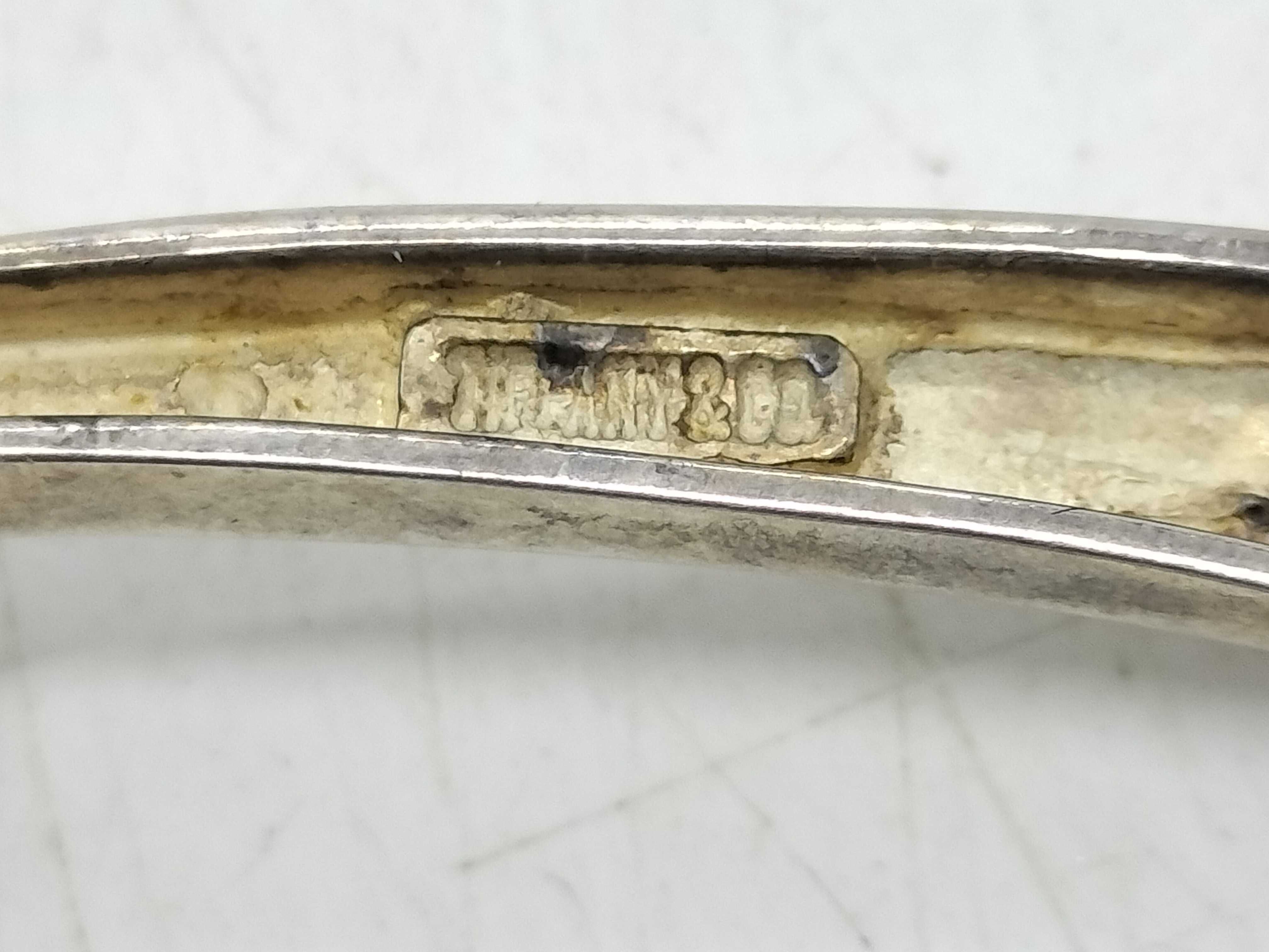 Tiffany & Co. Sterling Silver Modernist Ribbon Knot Brooch