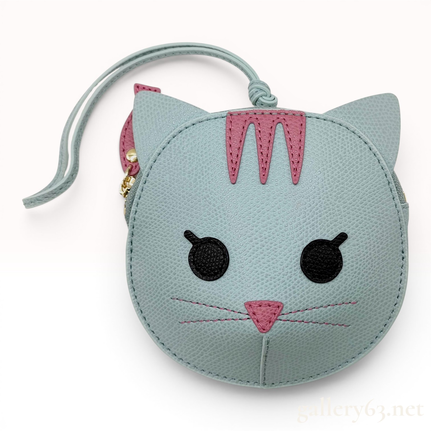 Furla Allegra Cat-Shaped Leather Coin Purse and Wristlet