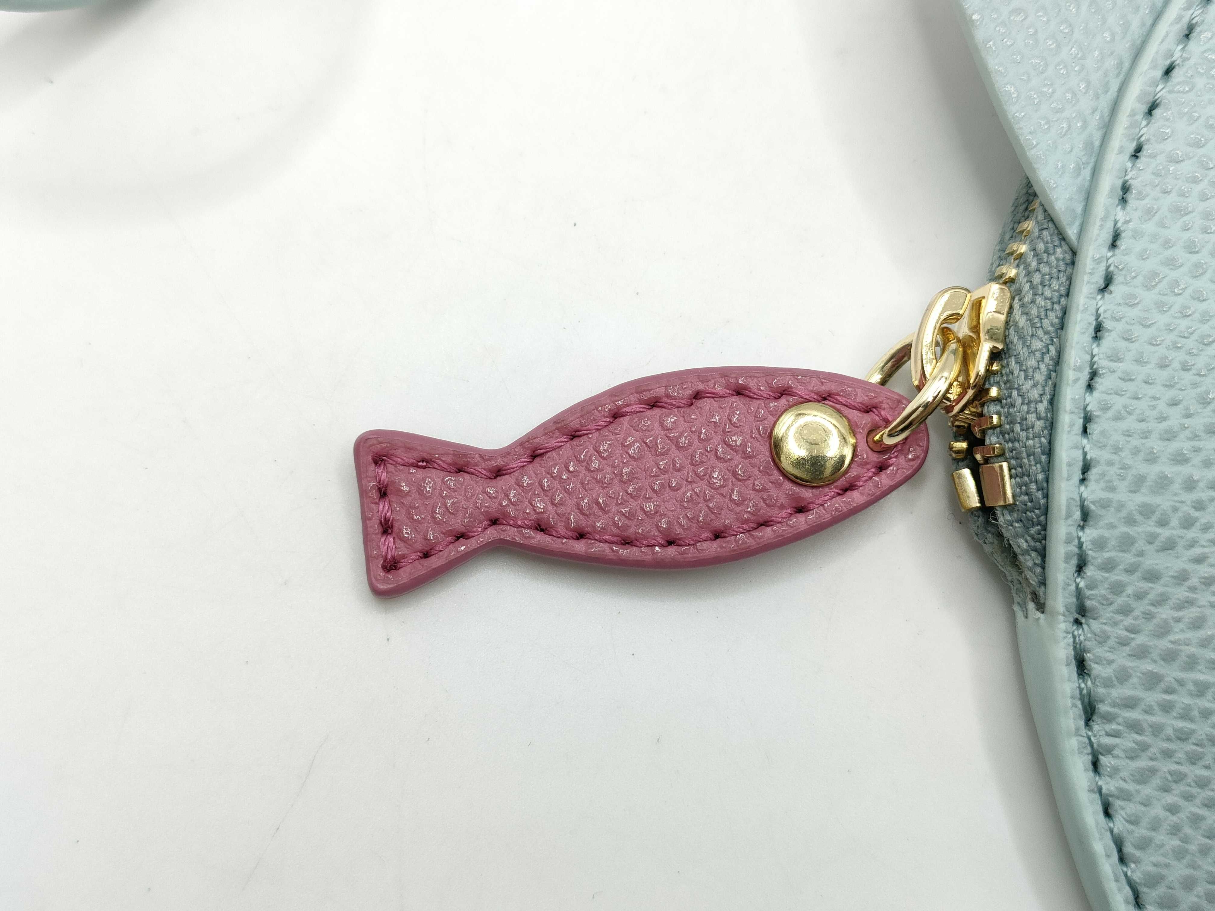 Furla Allegra Cat-Shaped Leather Coin Purse and Wristlet
