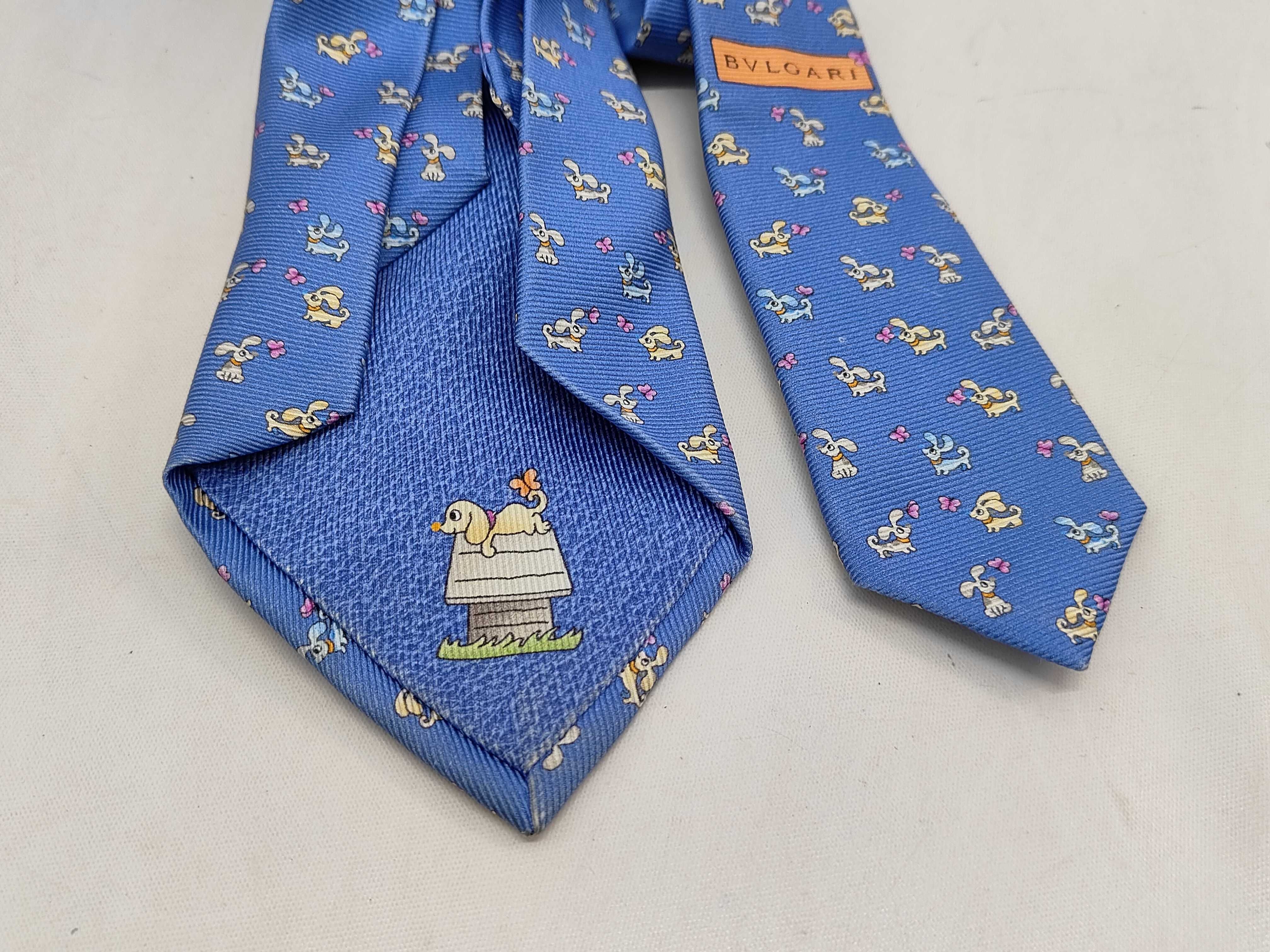 Three Bvlgari Silk Neckties