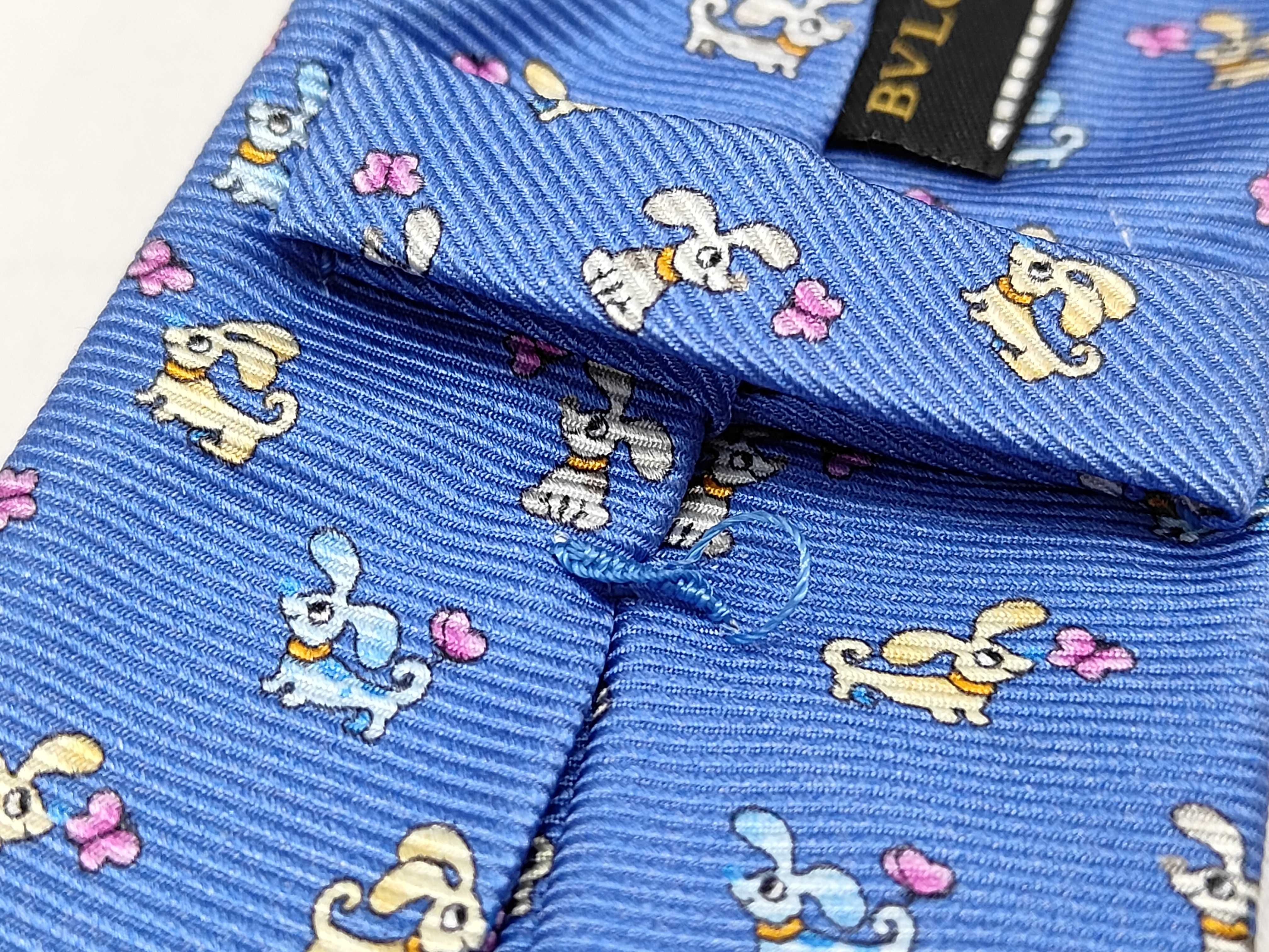 Three Bvlgari Silk Neckties