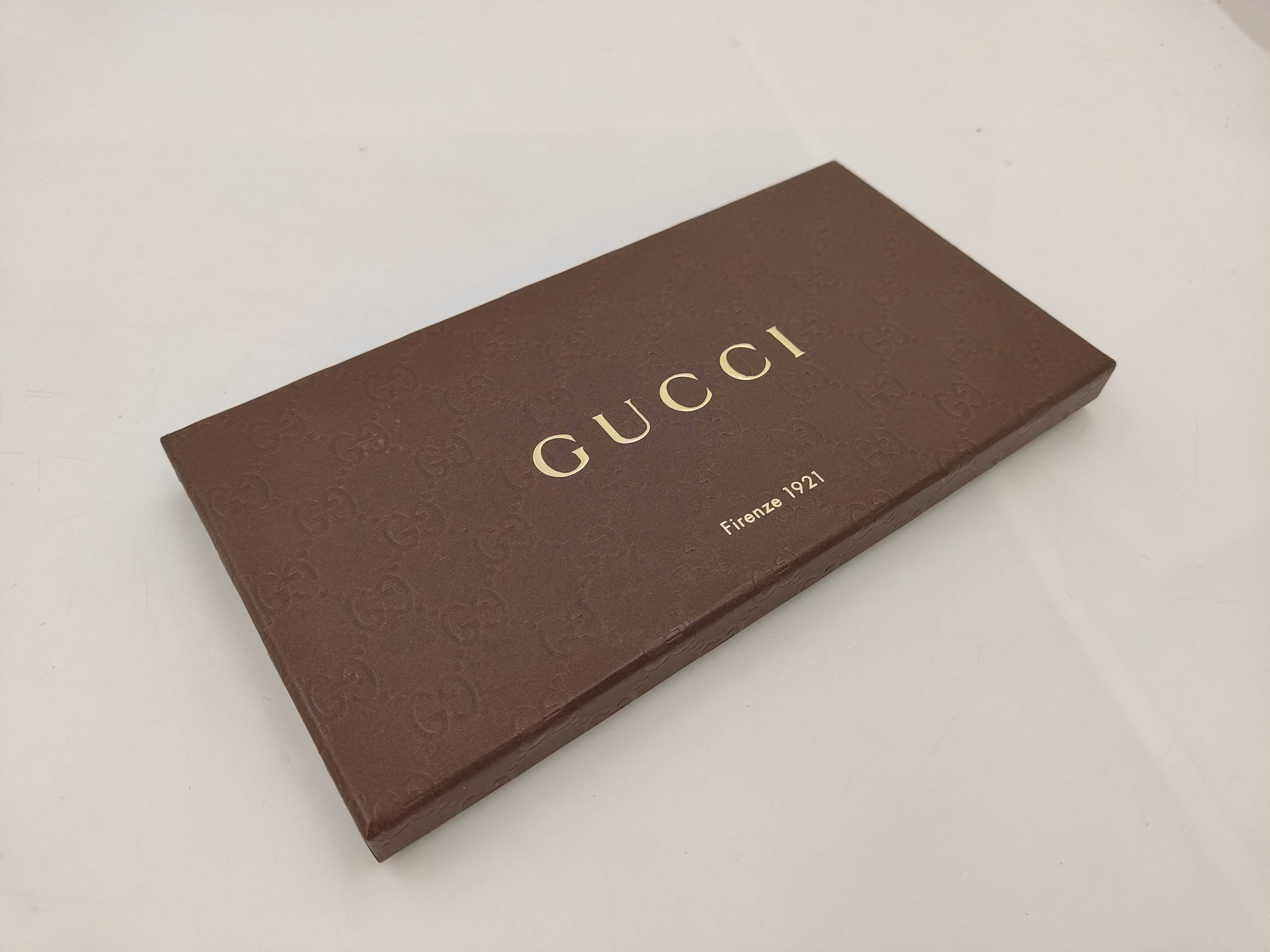 Gucci Italian Cotton Pocket Square with Mustard Yellow Geometric Pattern