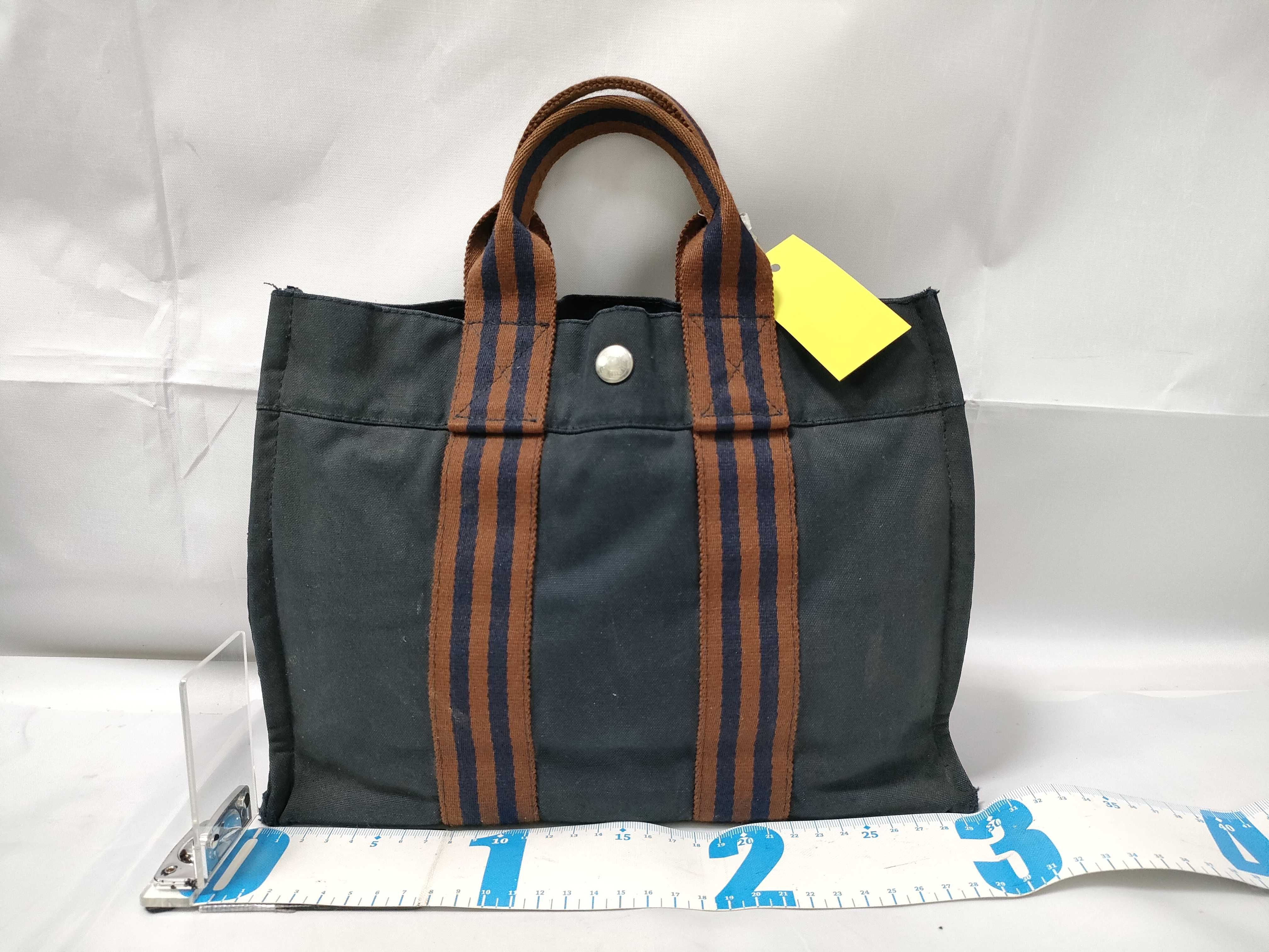 Hermes Fourre-Tout PM Canvas Tote Bag