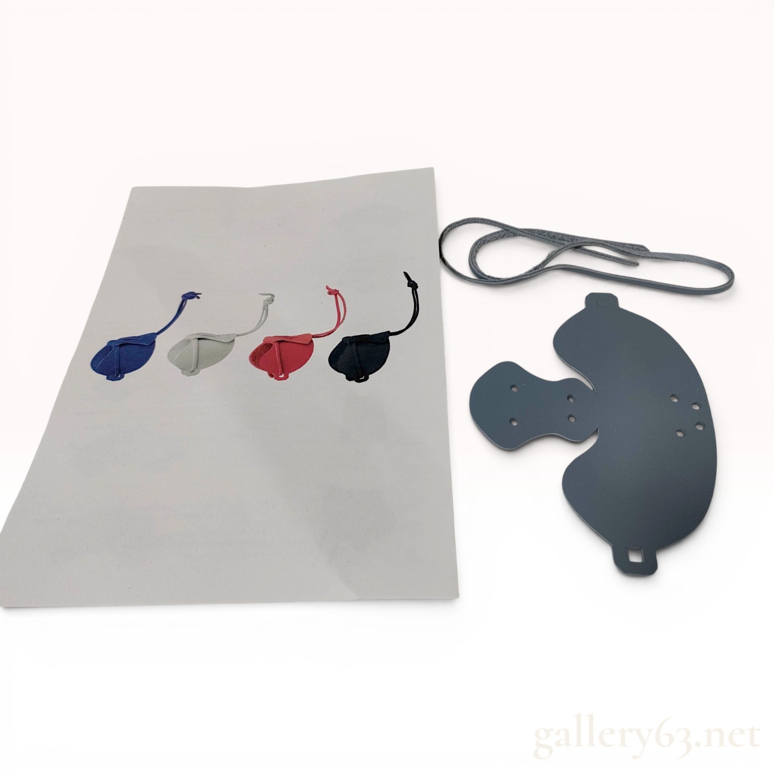 Hermes La Selle Self Assembly Leather Saddle Bag Charm
