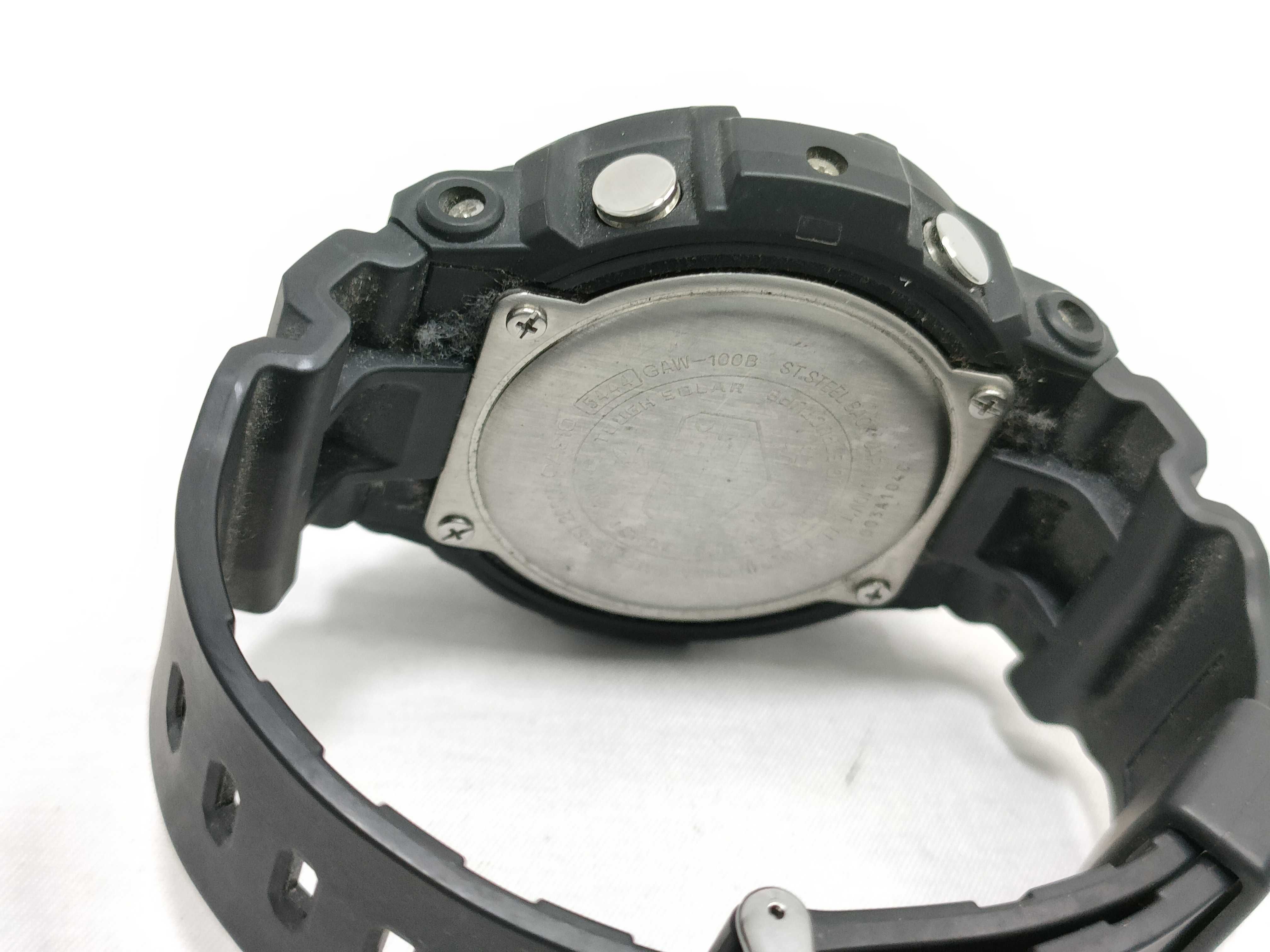 Casio G-Shock GAW-100B Module 5444 Tough Solar Multi-Band 6 Wristwatch