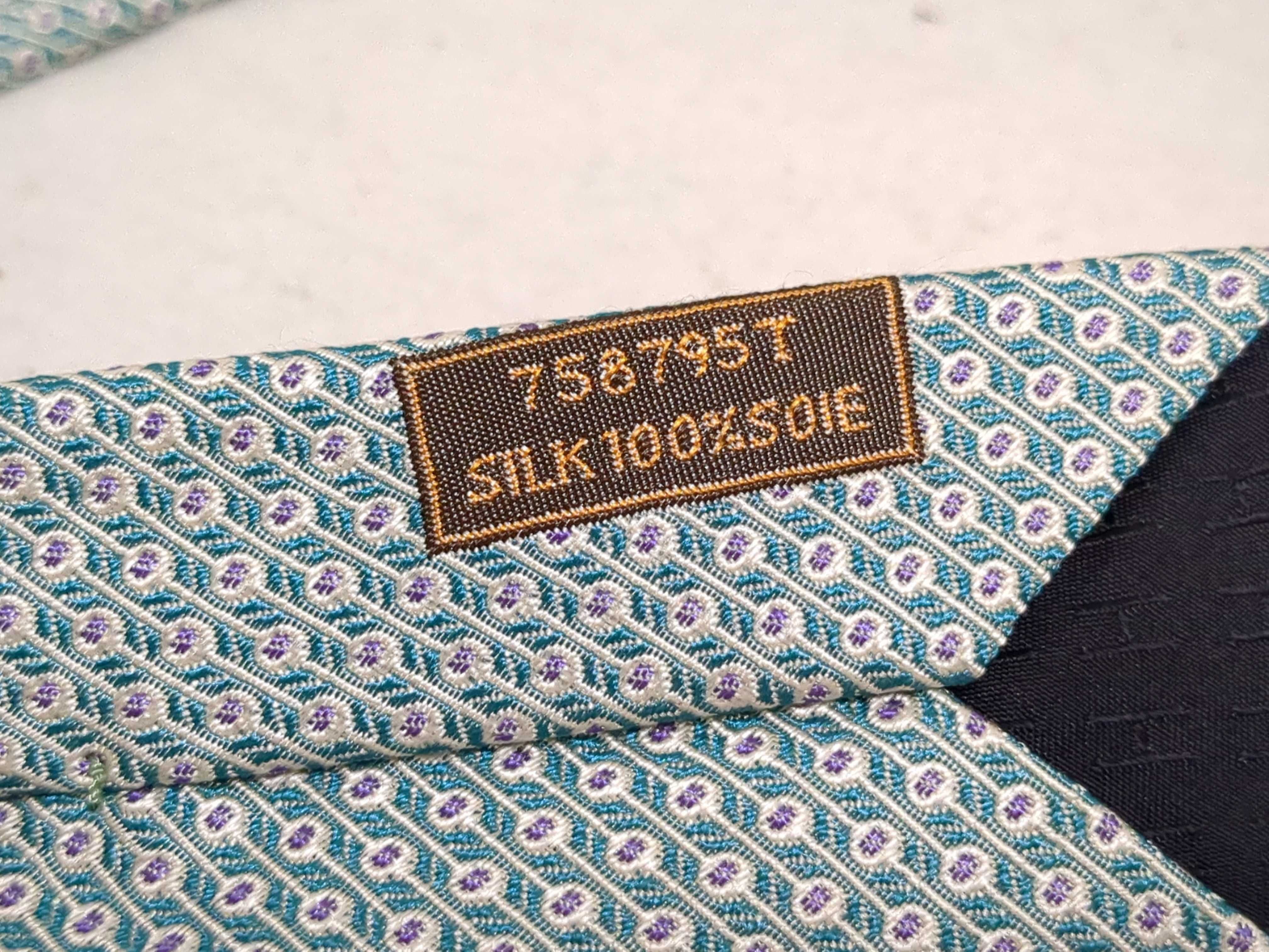 Two Men's Silk Neckties Including Hermes Paris