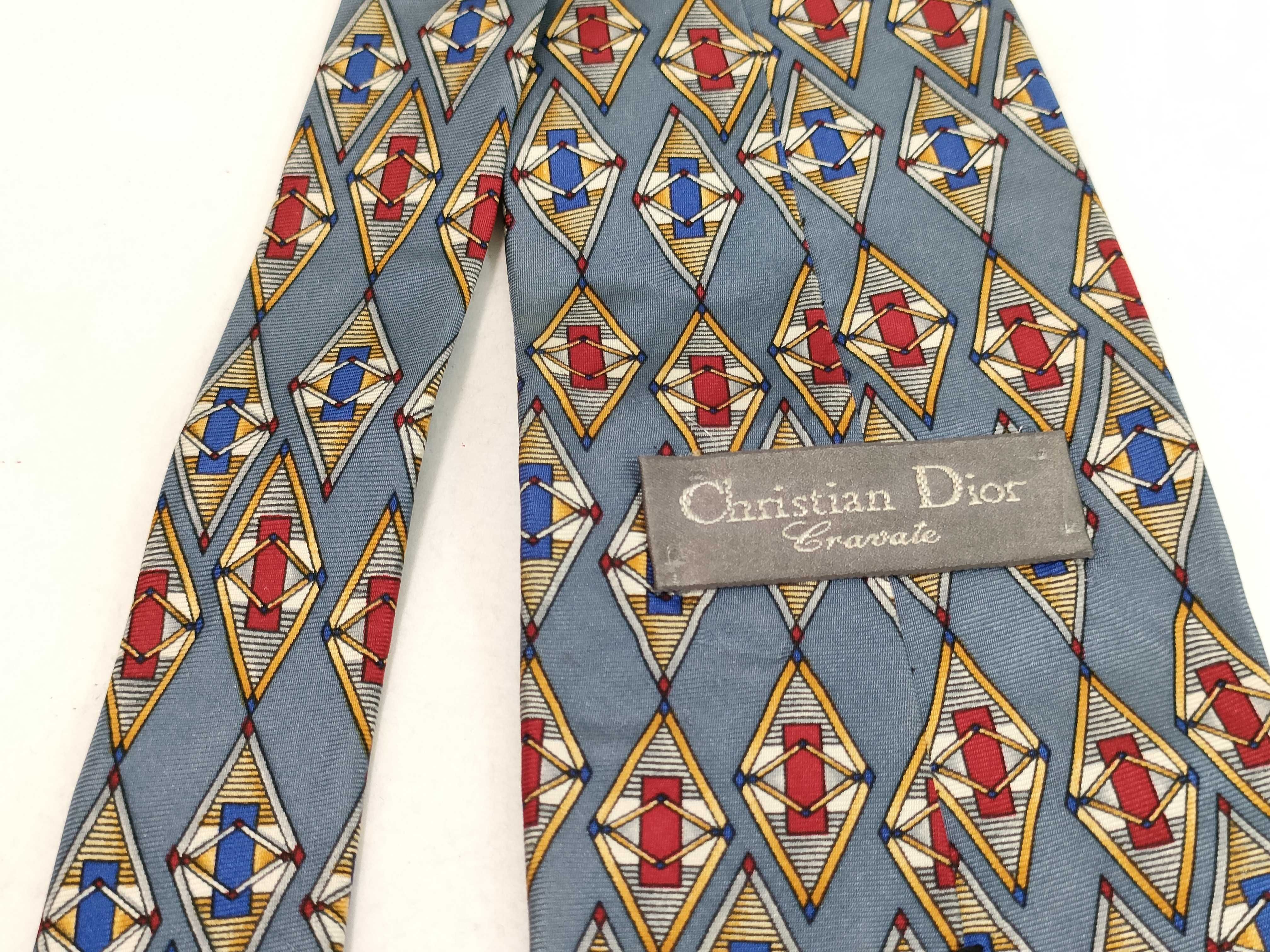 A Lot of Four Vintage Christian Dior Silk Neckties