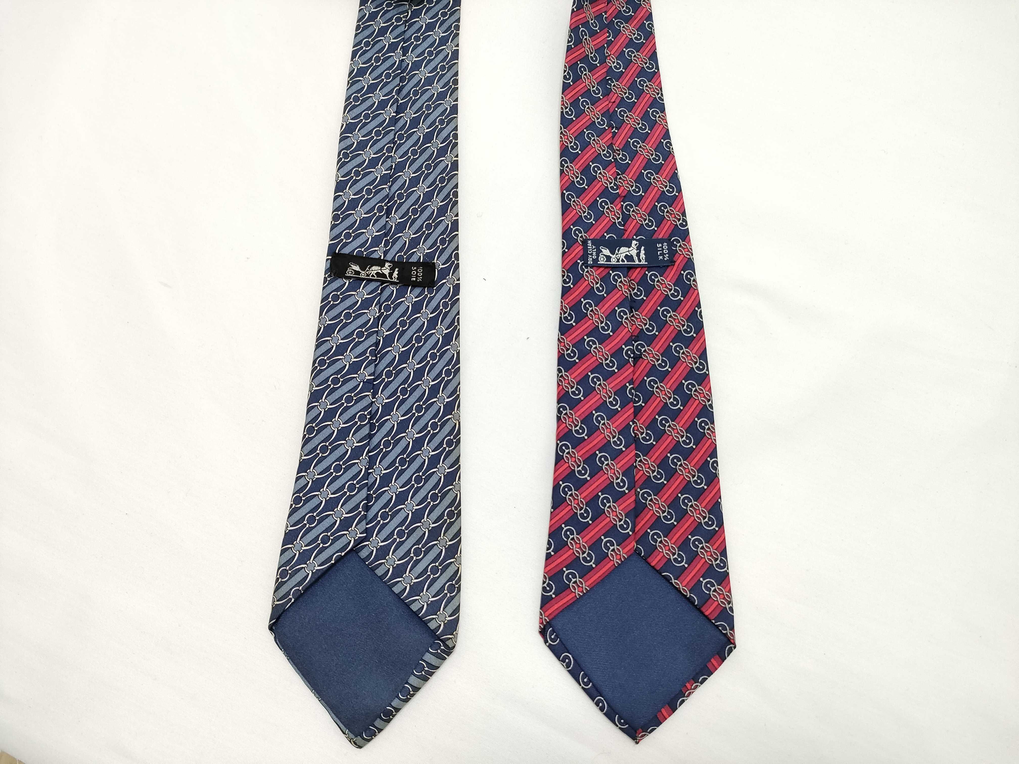 Two Hermes Silk Neckties