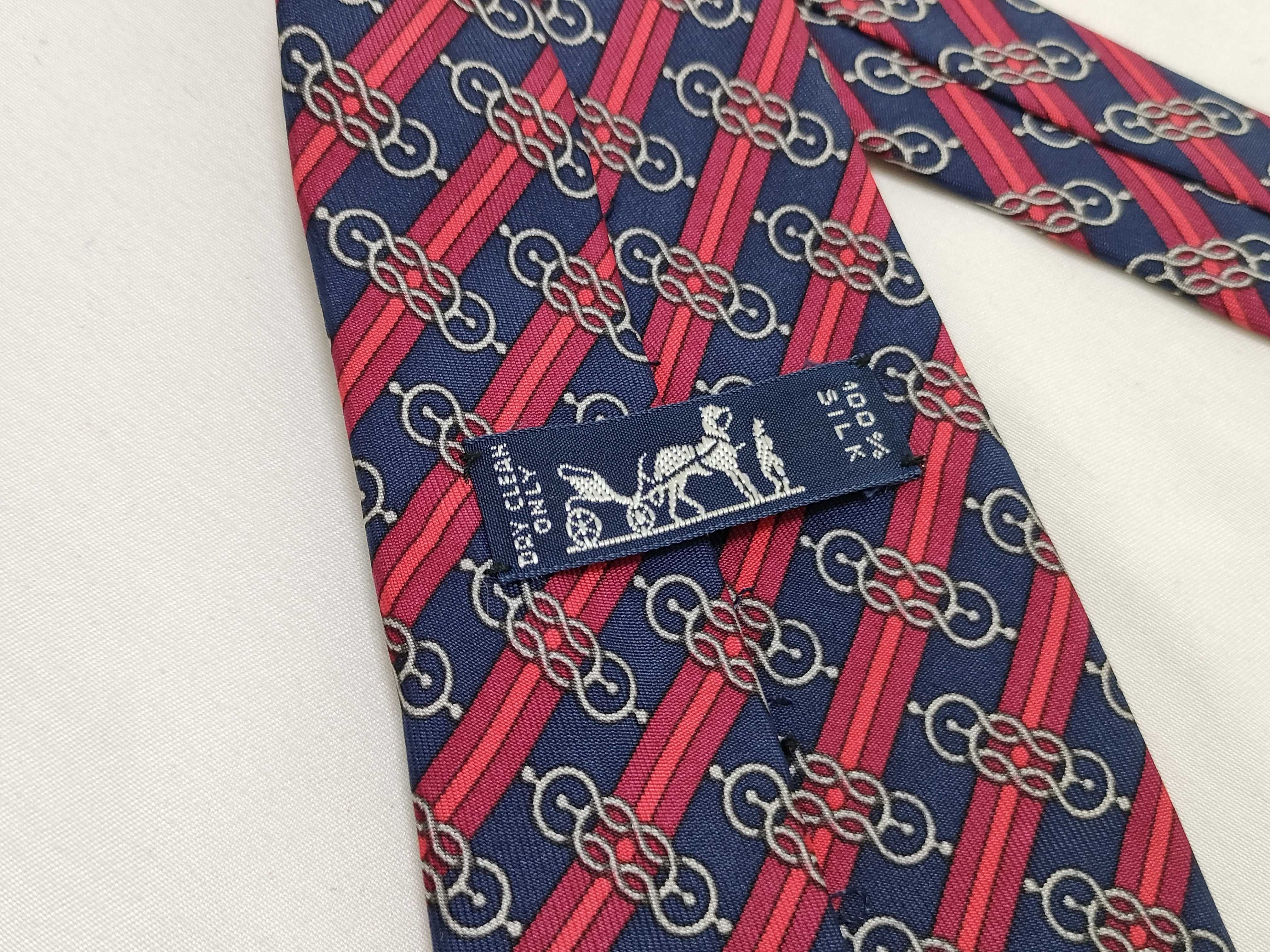 Two Hermes Silk Neckties