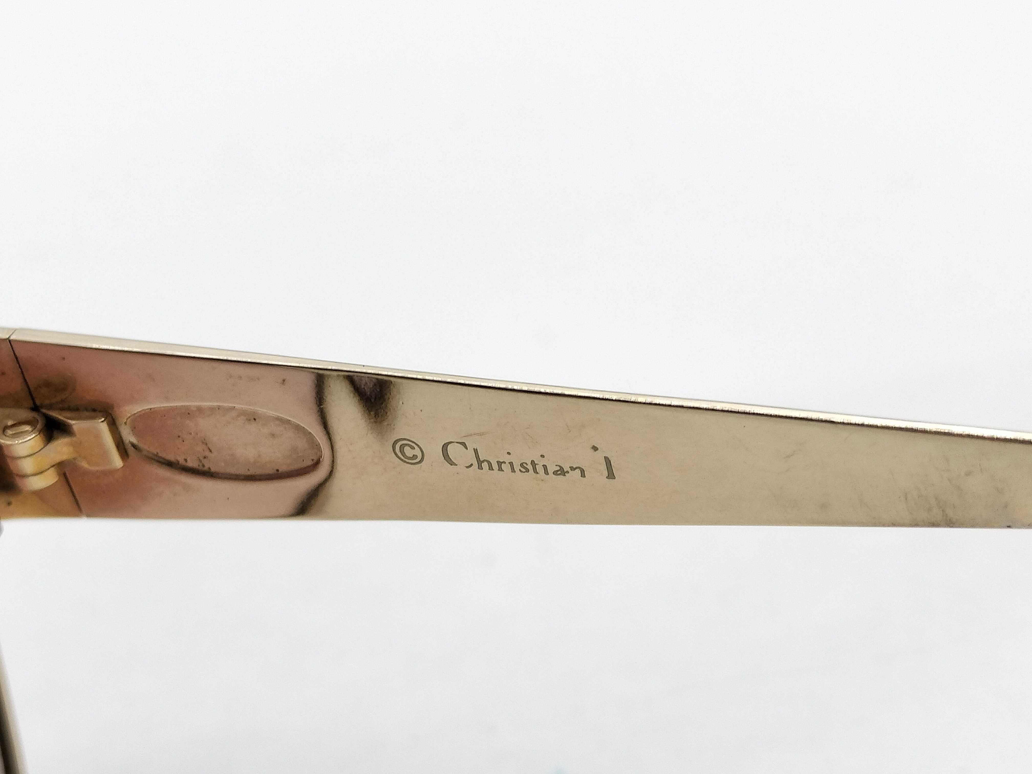 Christian Dior Model 2761 Vintage Gold-Toned Sunglasses