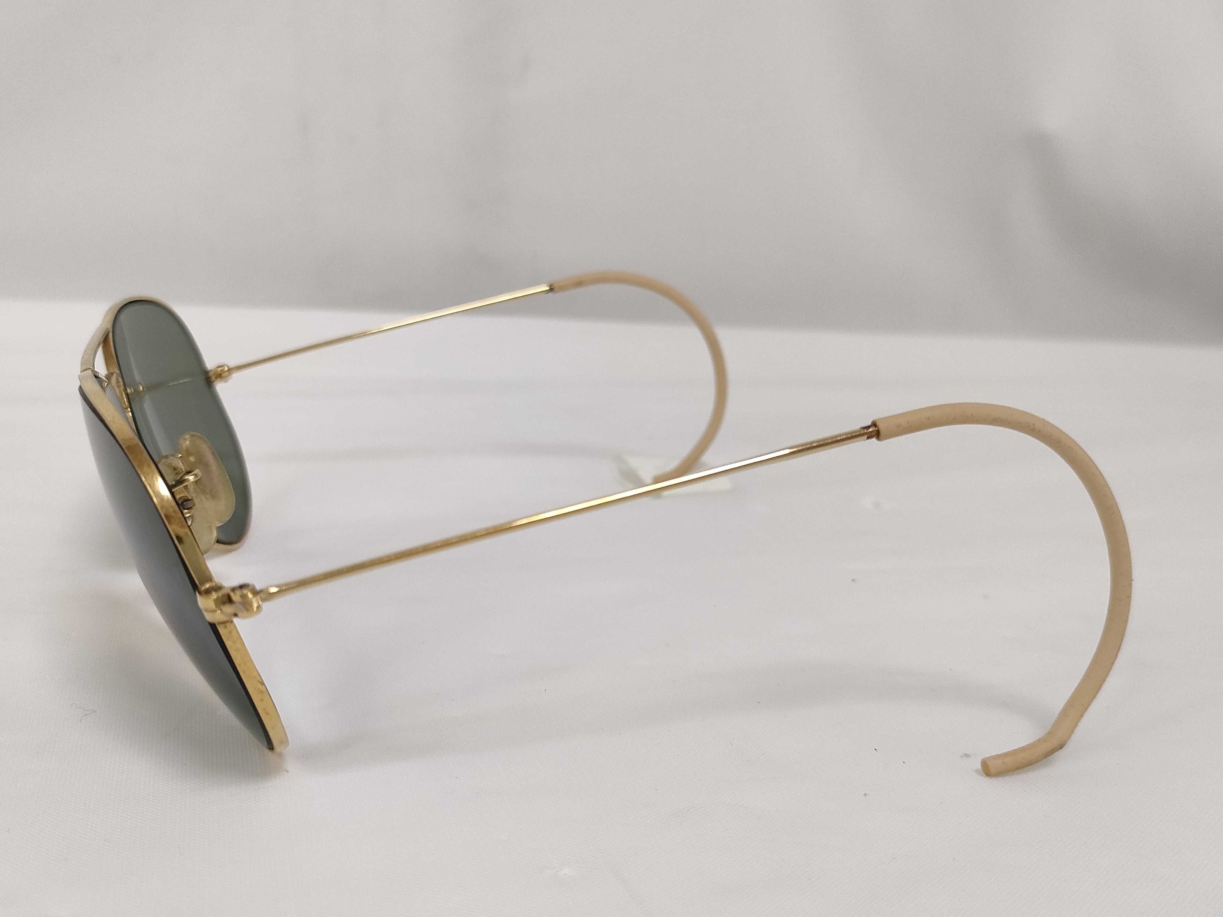 Vintage Bausch & Lomb Ray-Ban Aviator Sunglasses with Cable Temples