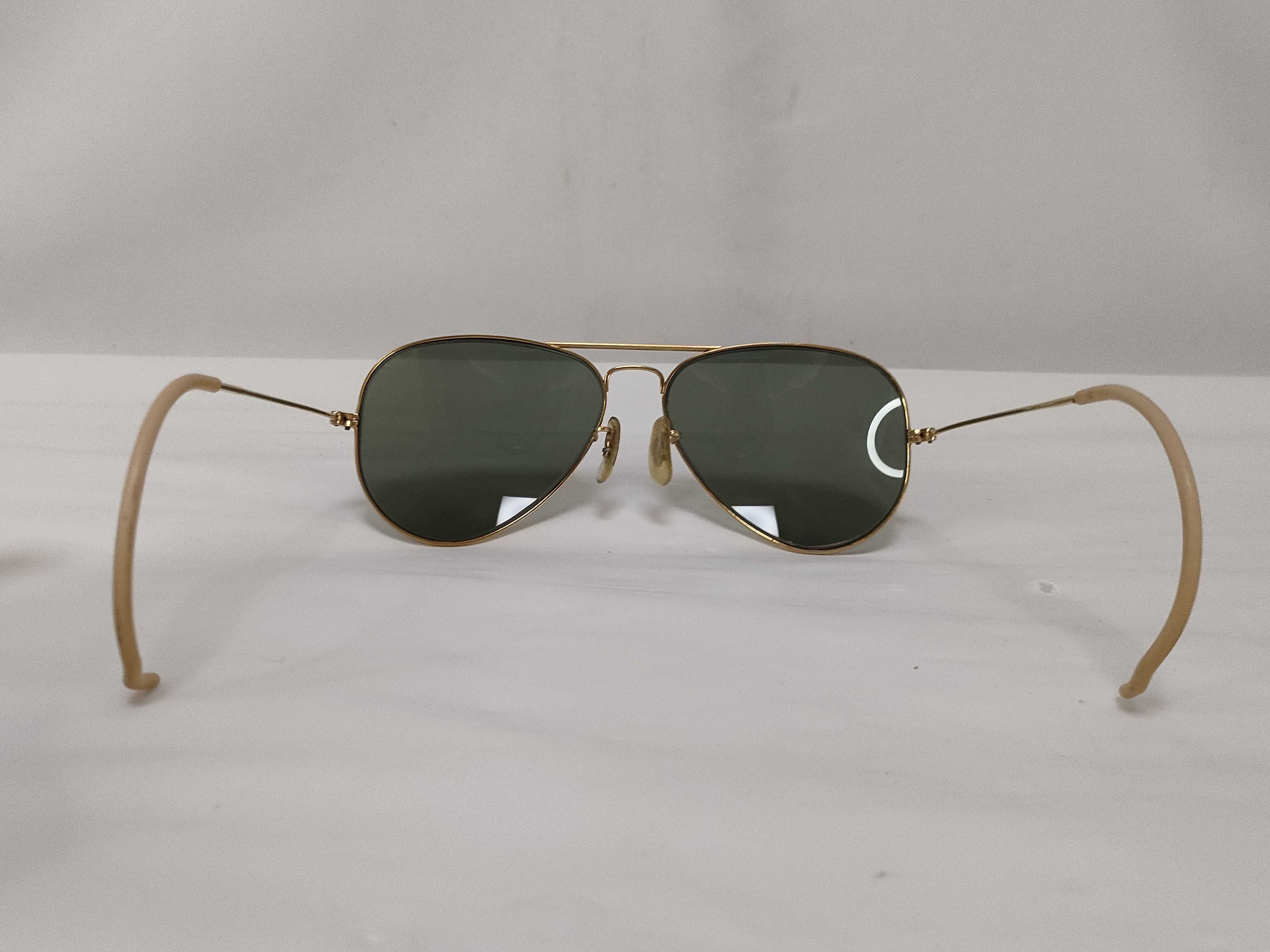 Vintage Bausch & Lomb Ray-Ban Aviator Sunglasses with Cable Temples