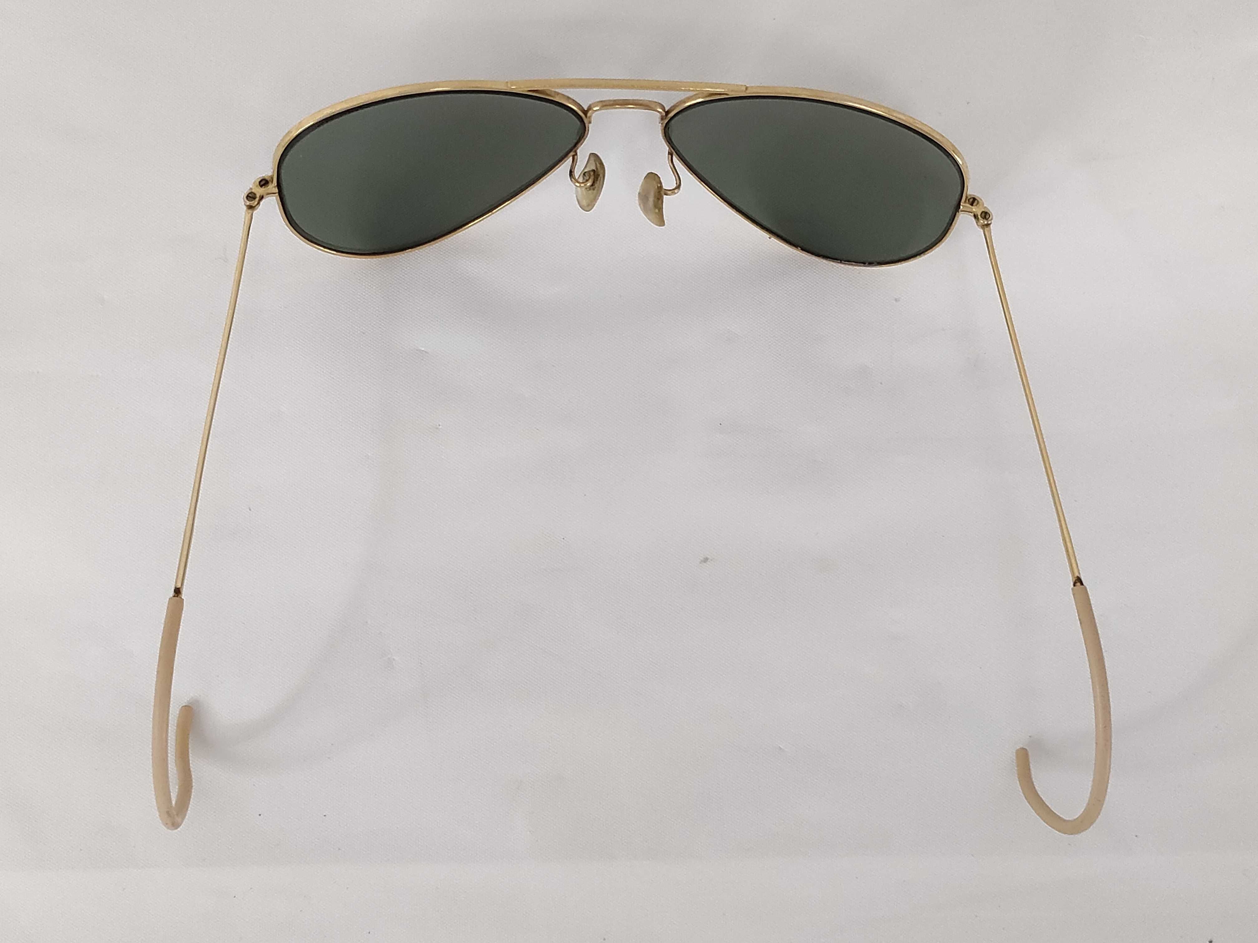 Vintage Bausch & Lomb Ray-Ban Aviator Sunglasses with Cable Temples