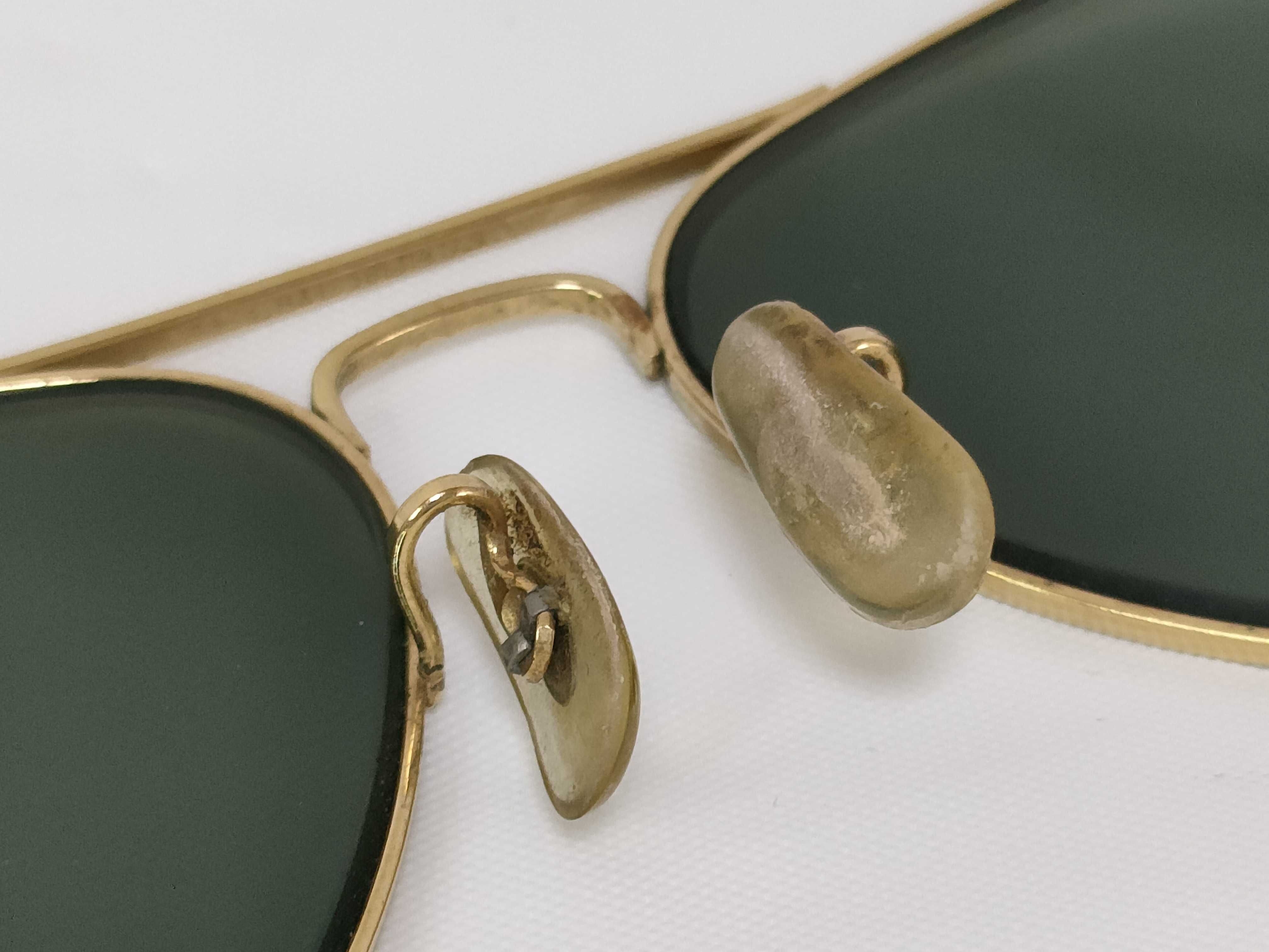 Vintage Bausch & Lomb Ray-Ban Aviator Sunglasses with Cable Temples