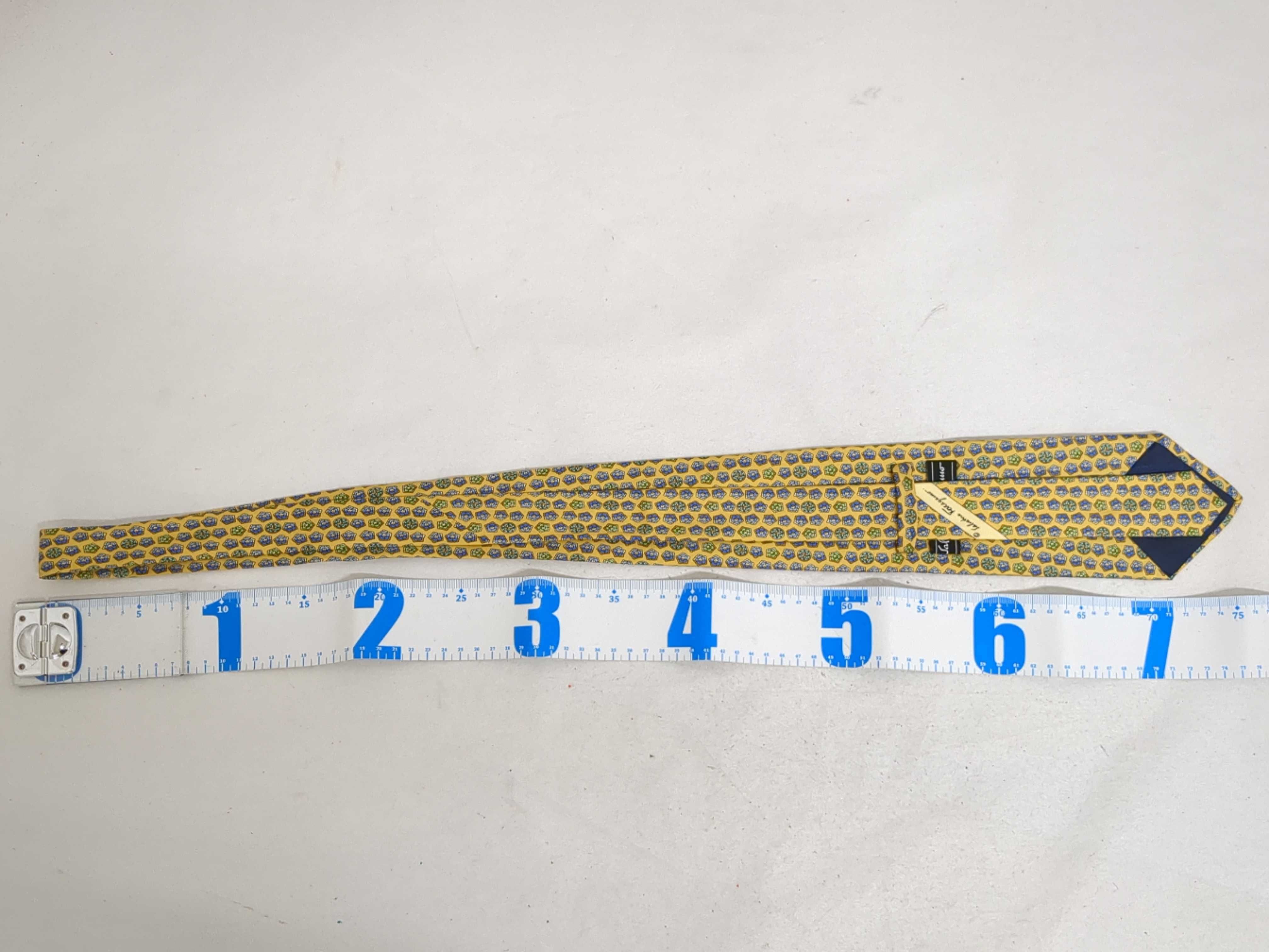 A Lot of Five Salvatore Ferragamo Silk Neckties