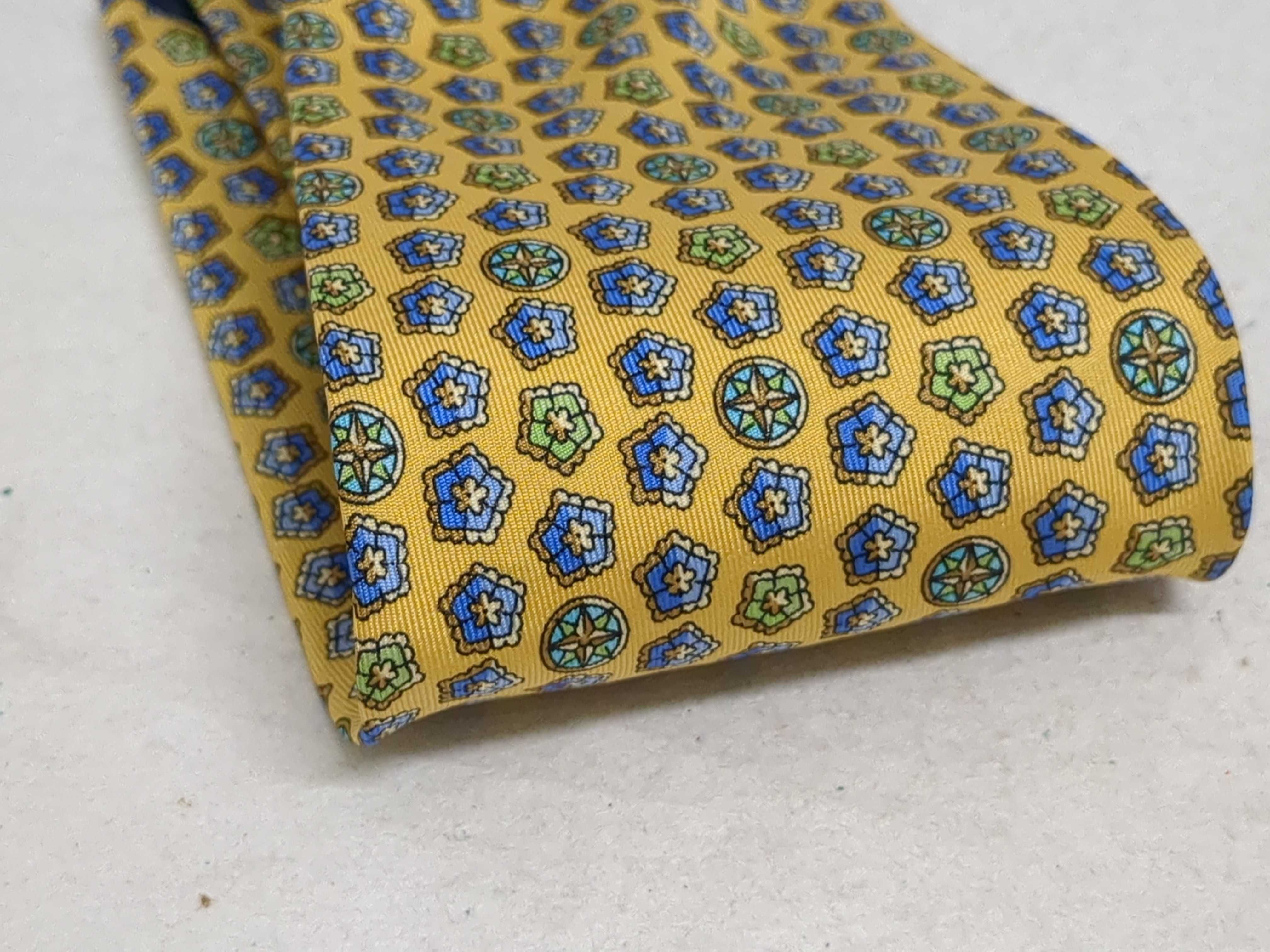 A Lot of Five Salvatore Ferragamo Silk Neckties