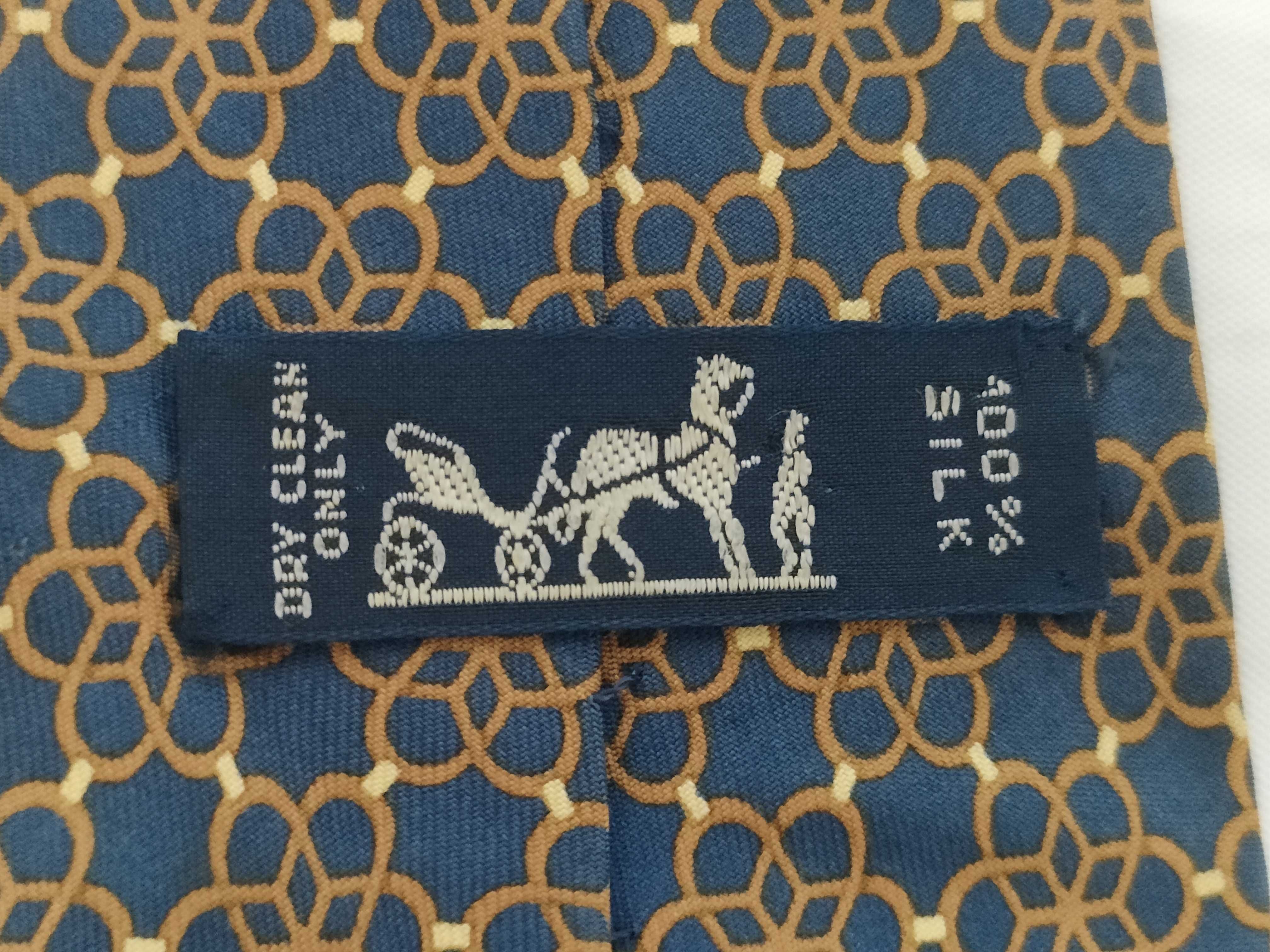 Two Hermes Paris Silk Neckties