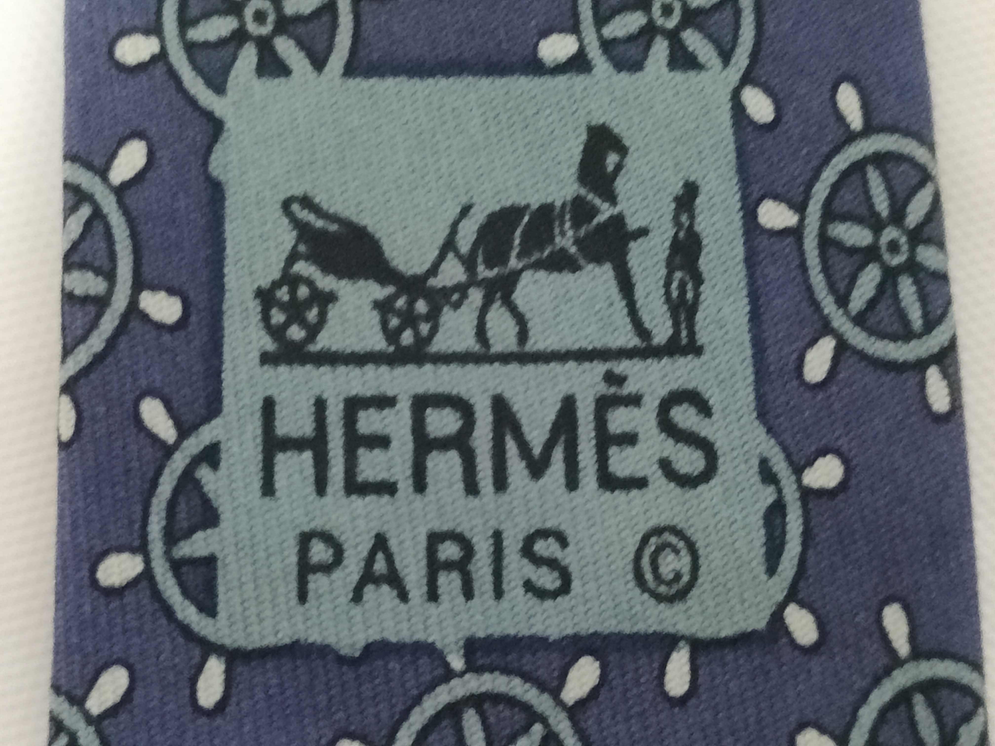Two Hermes Paris Silk Neckties