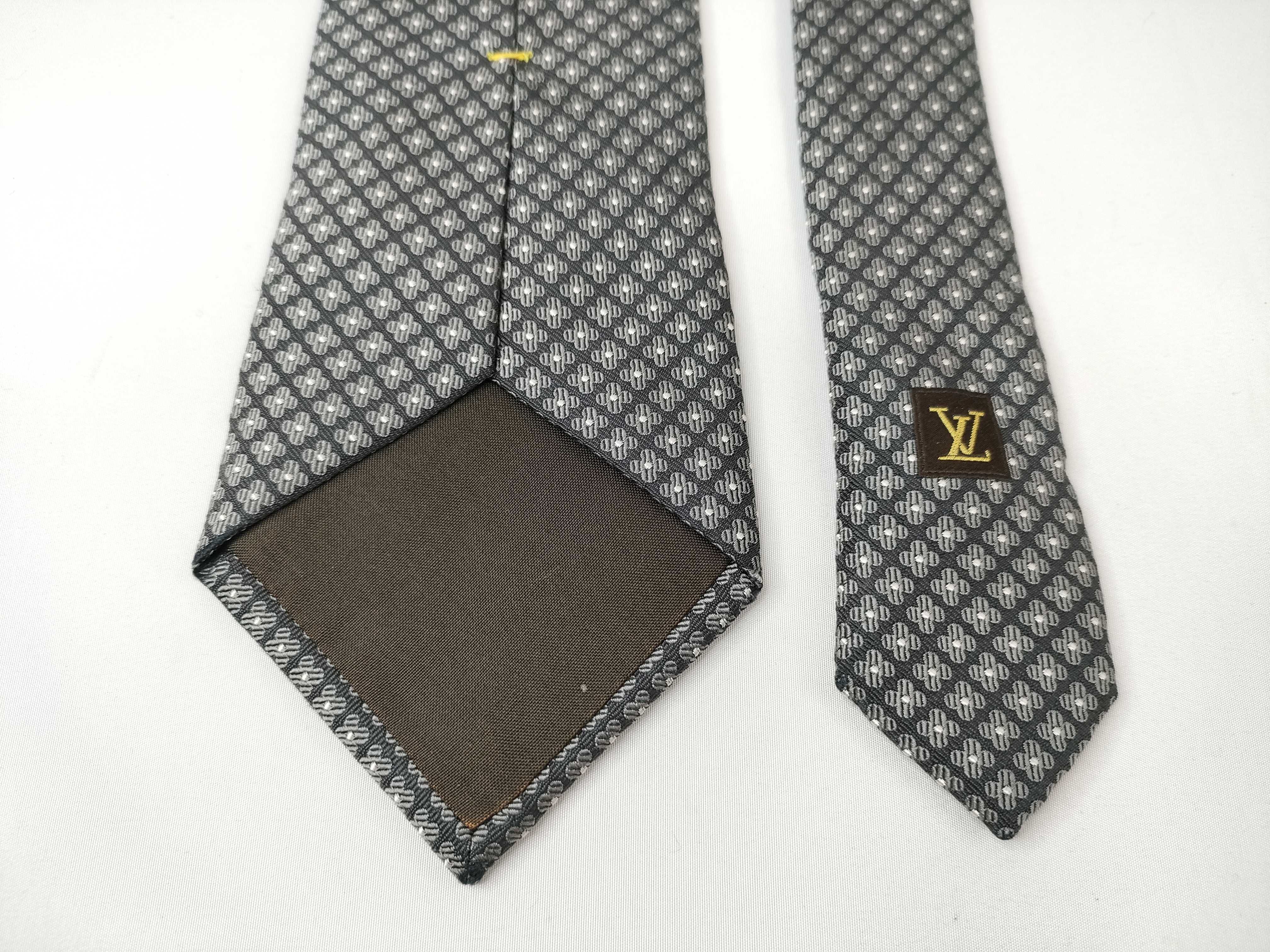 Louis Vuitton Silk Monogram Jacquard Necktie