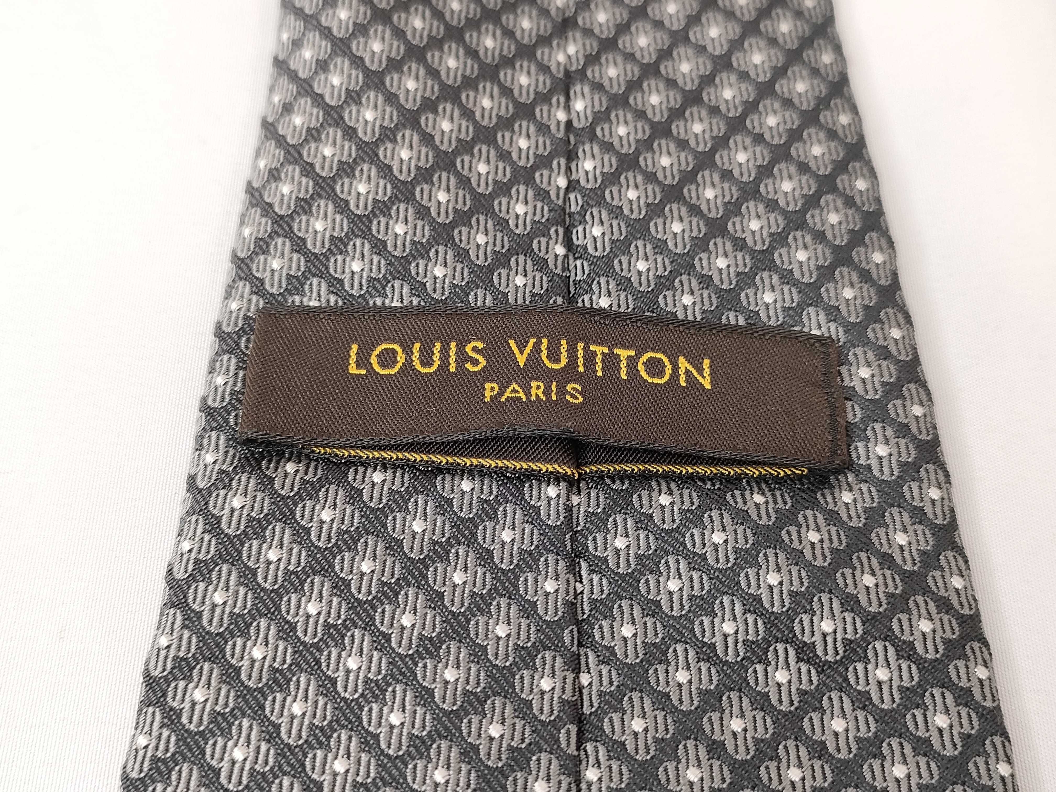 Louis Vuitton Silk Monogram Jacquard Necktie