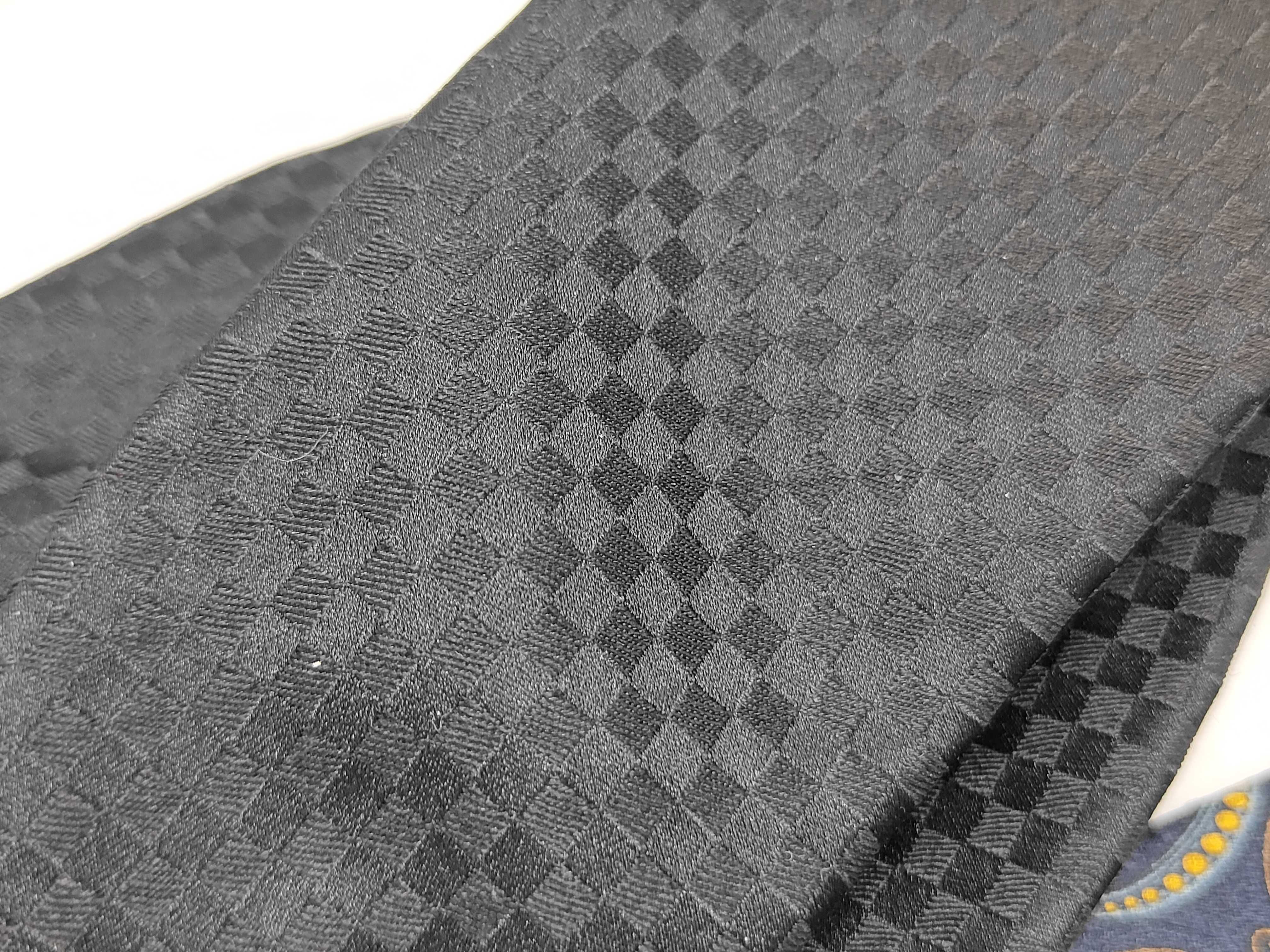 A Trio of Luxury Designer Silk Neckties Including Gucci, Louis Vuitton, and Christian Dior