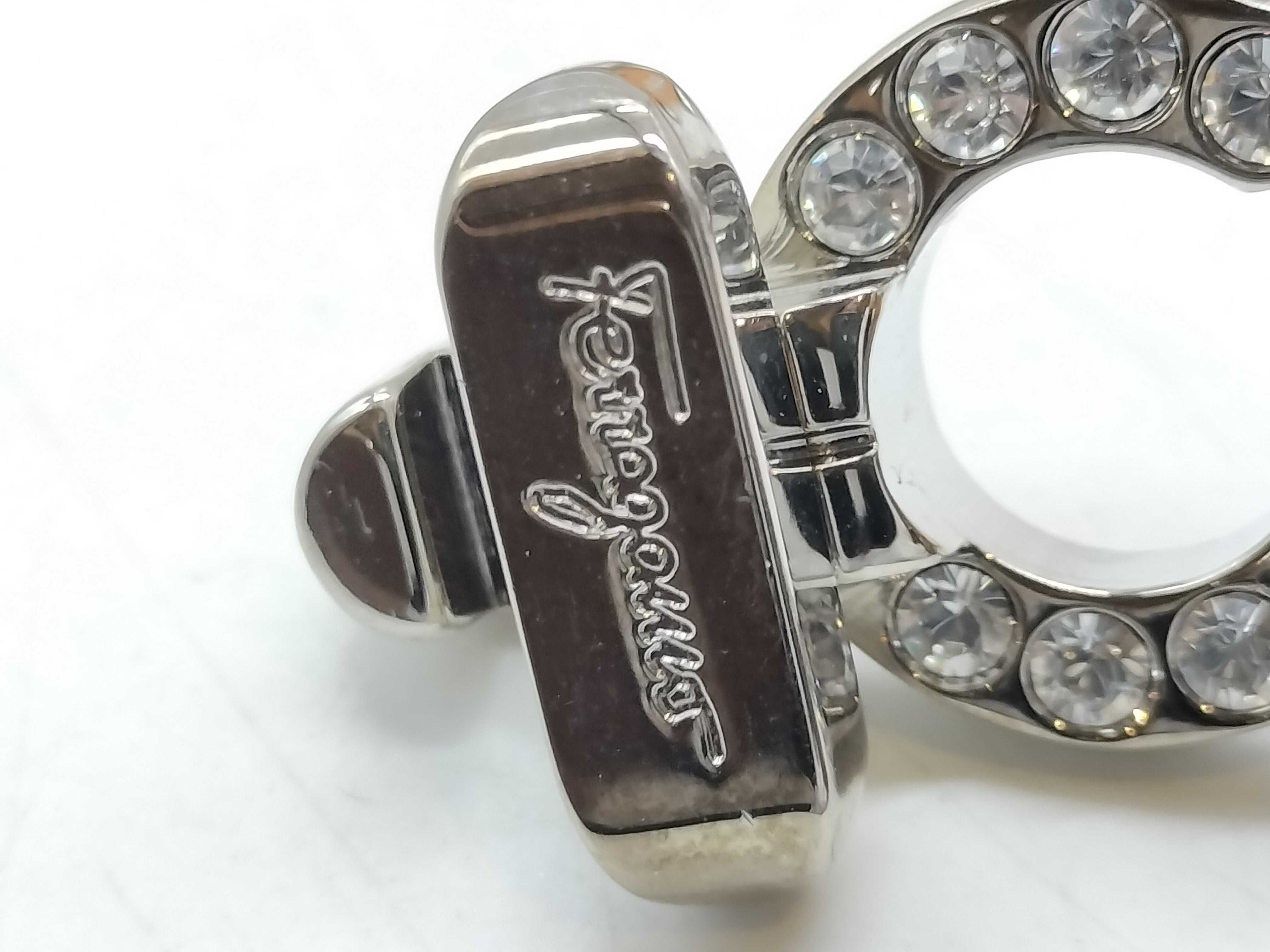 Salvatore Ferragamo Gancini Double Wrap Leather Bracelet