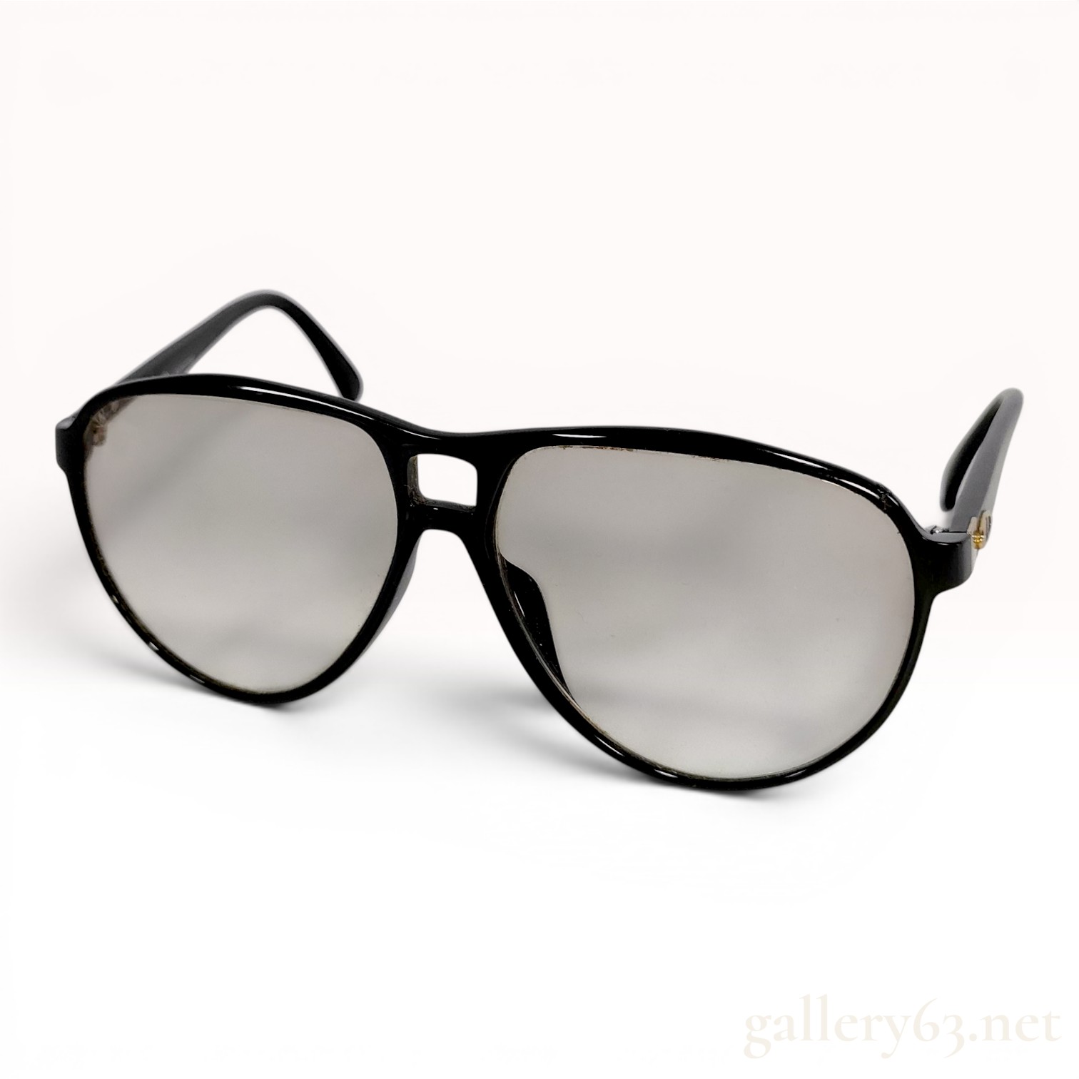 Christian Dior Monsieur Black Optyl Aviator Sunglasses Model 2281A